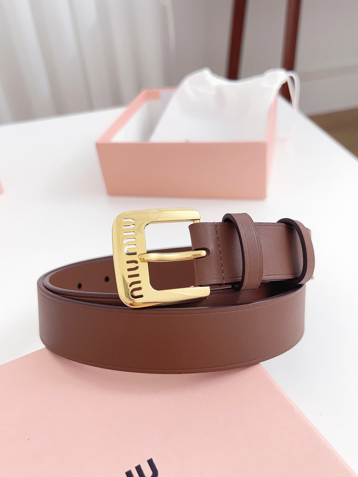 2026 Miu Miu 3.0cm Belt