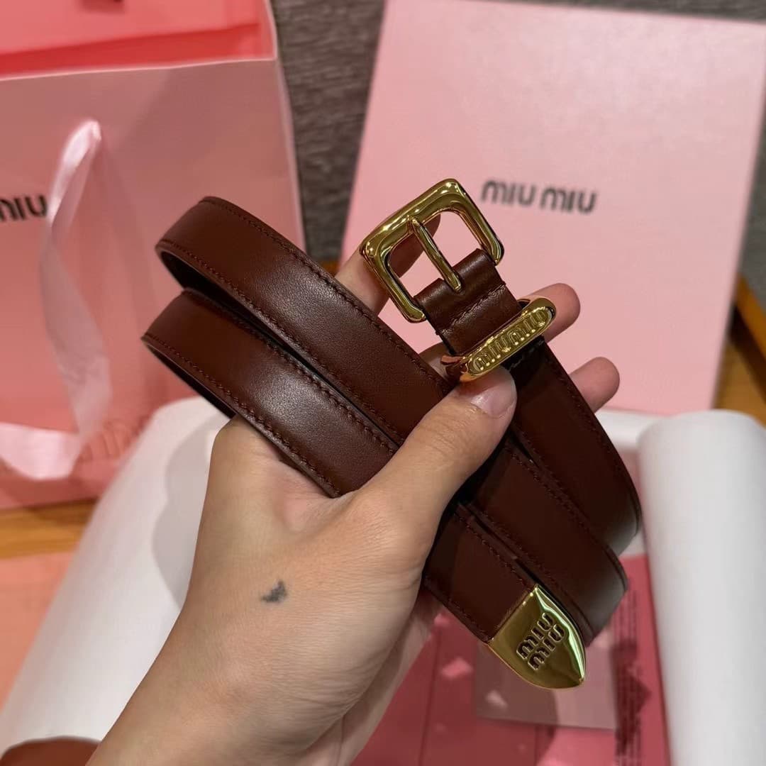 2026 Miu Miu 2.0cm Belt