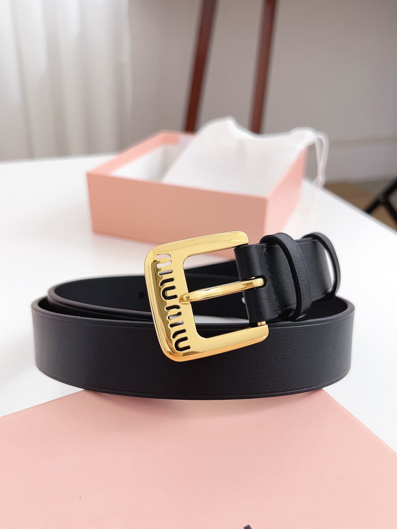 2026 Miu Miu 3.0cm Belt