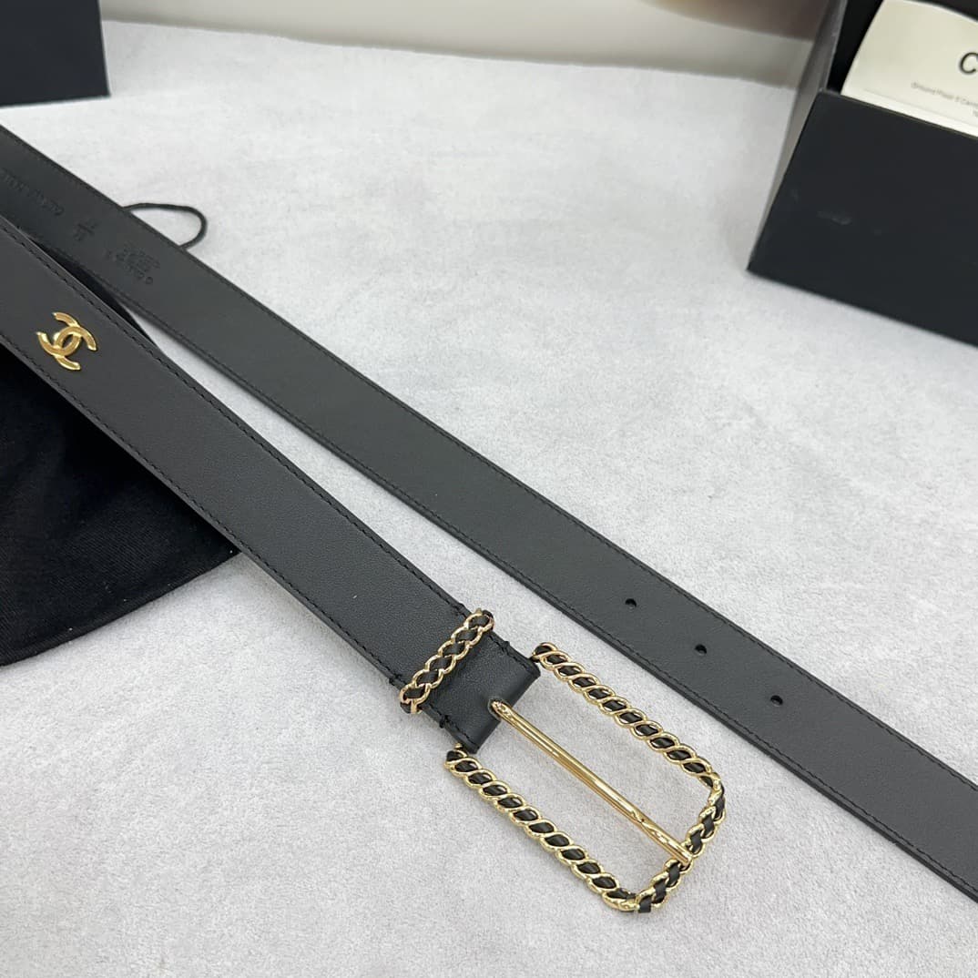 2026 Chanel 3.0cm Belt