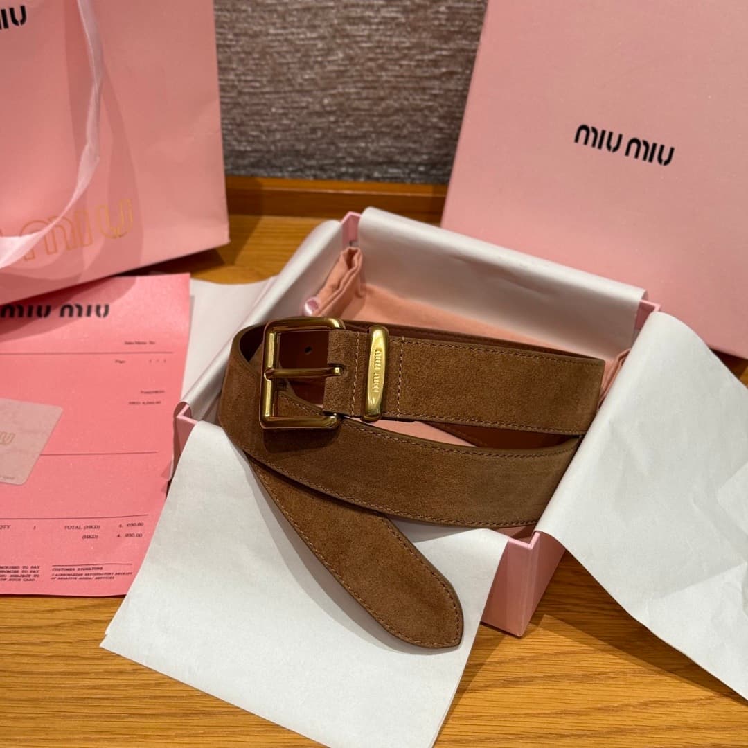 2026 Miu Miu 3.5cm Belt