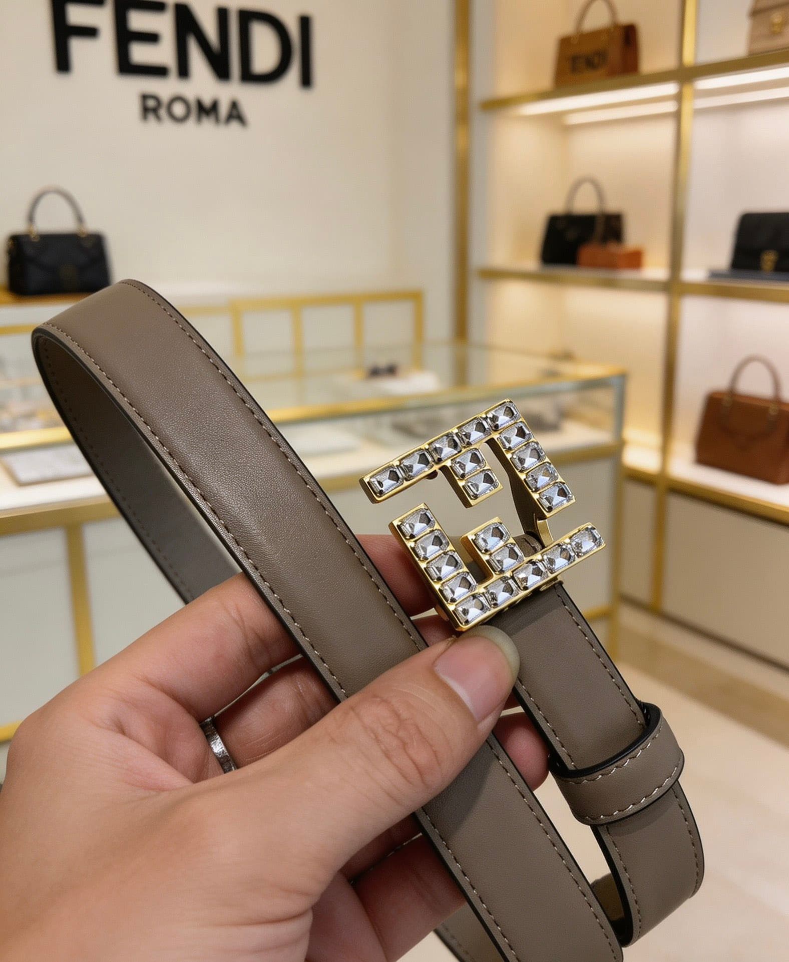 2026 Fendi 2.0cm Belt