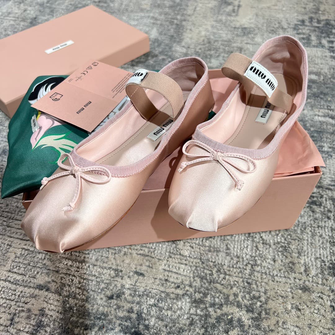 2026 Miu Miu Women Ballet Shoes