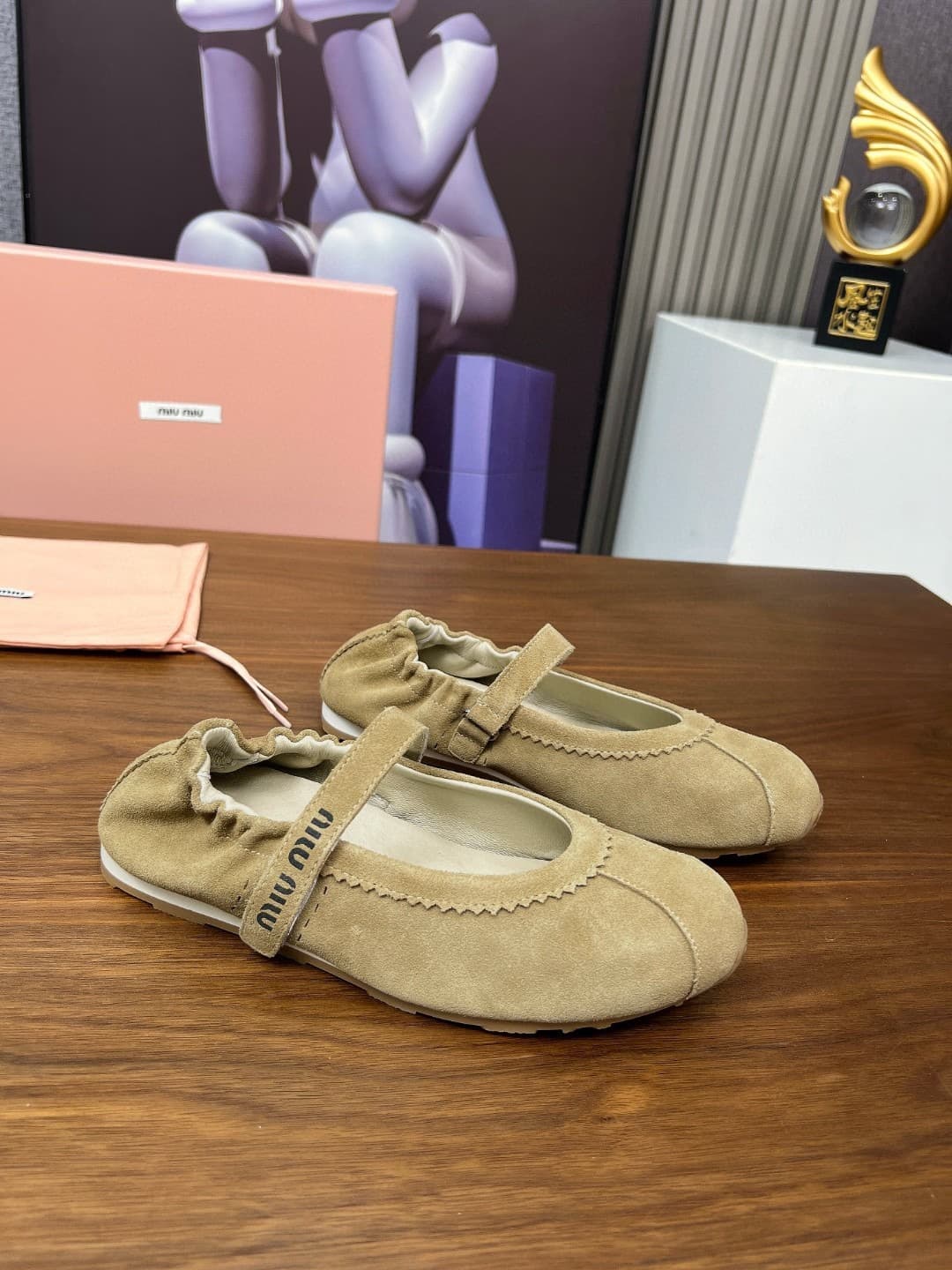 2026 Miu Miu Women Ballet Shoes