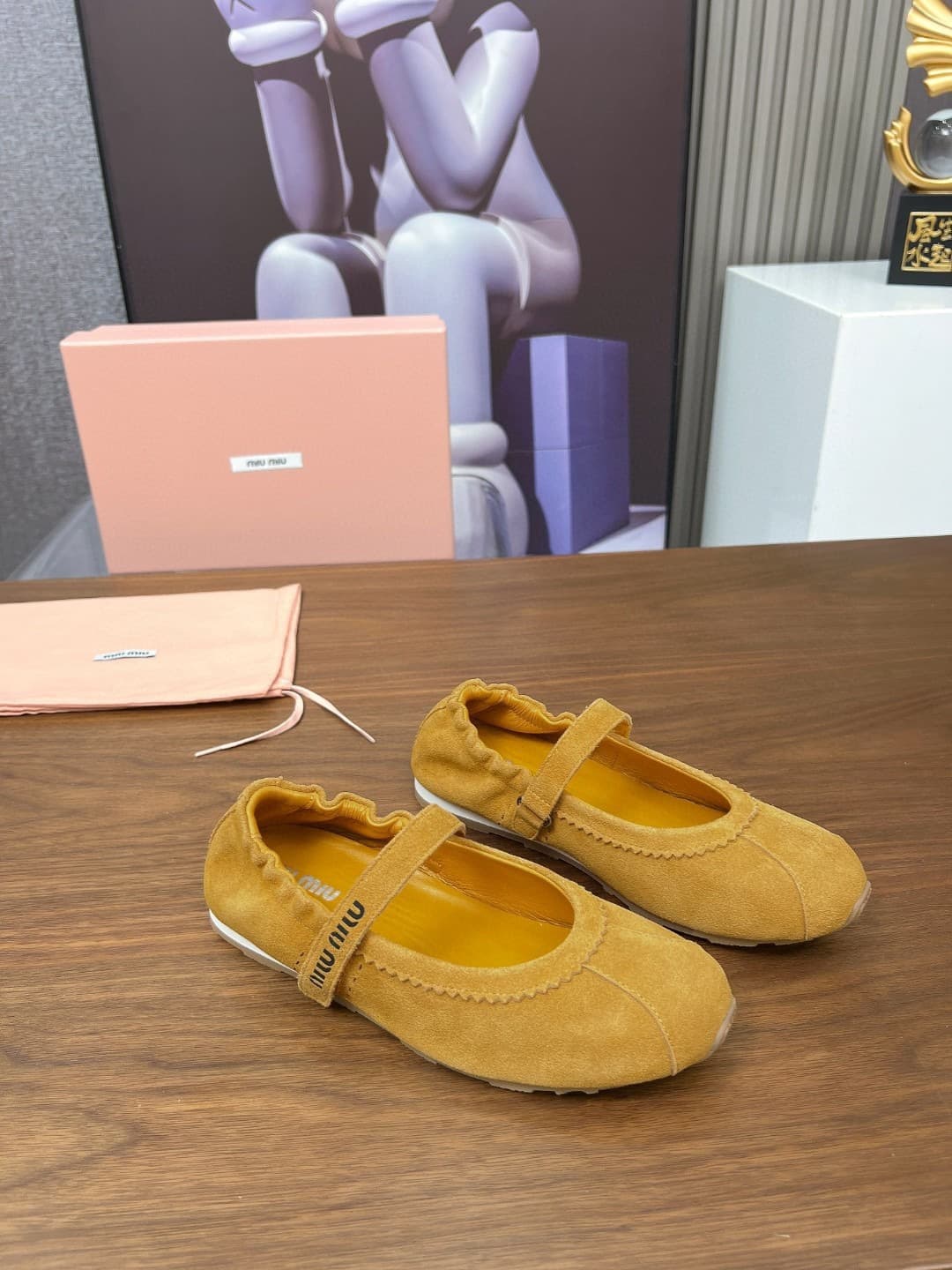 2026 Miu Miu Women Ballet Shoes