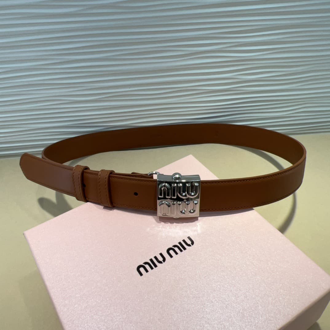 2026 Miu Miu 3.0cm Belt