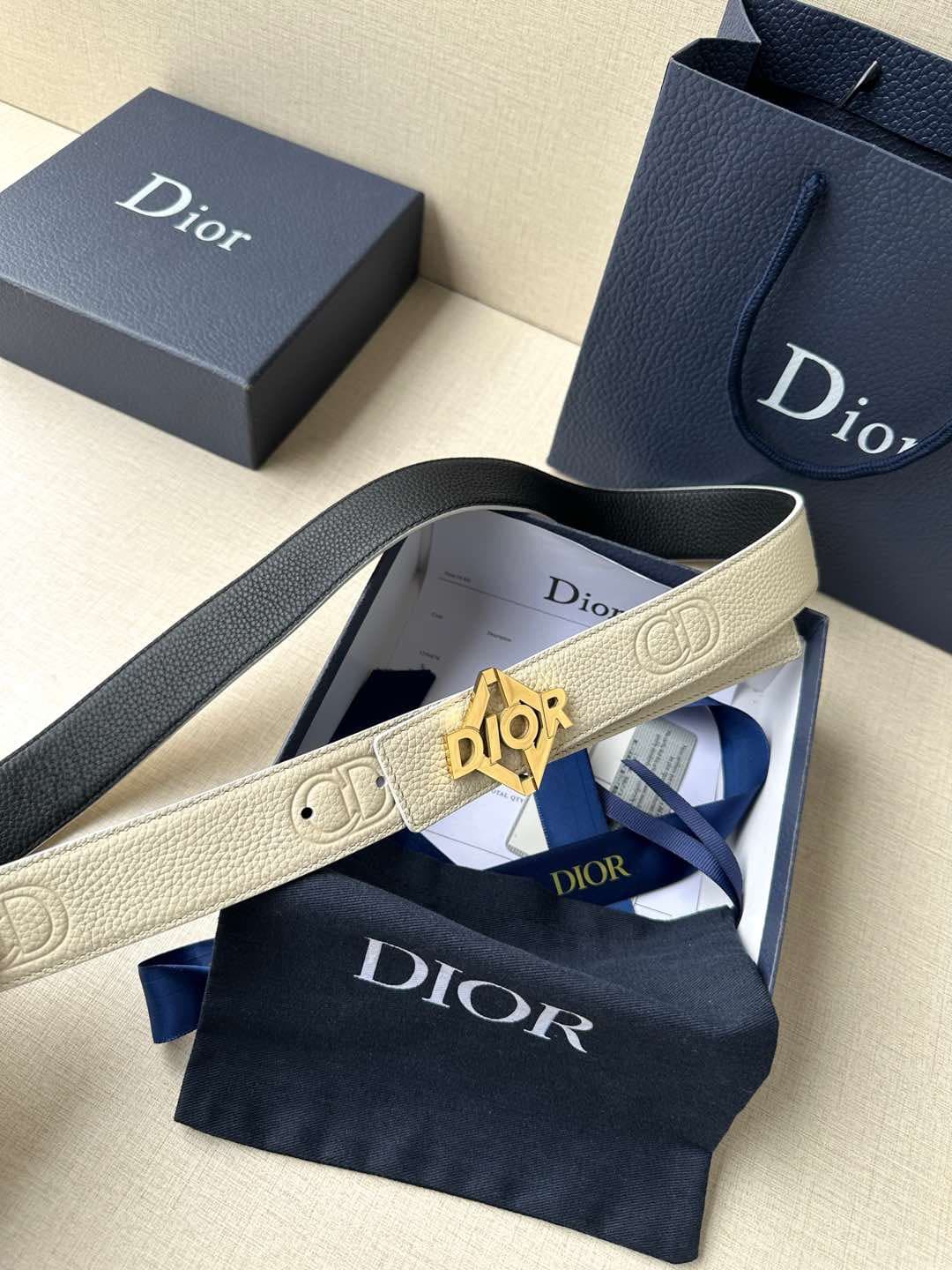 2026 Dior 3.5cm Belt
