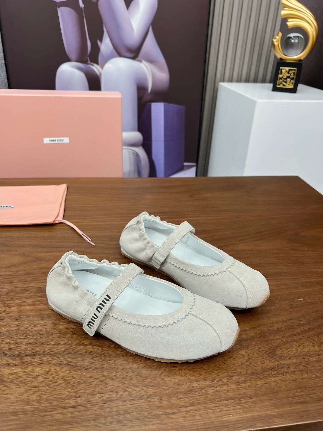 2026 Miu Miu Women Ballet Shoes