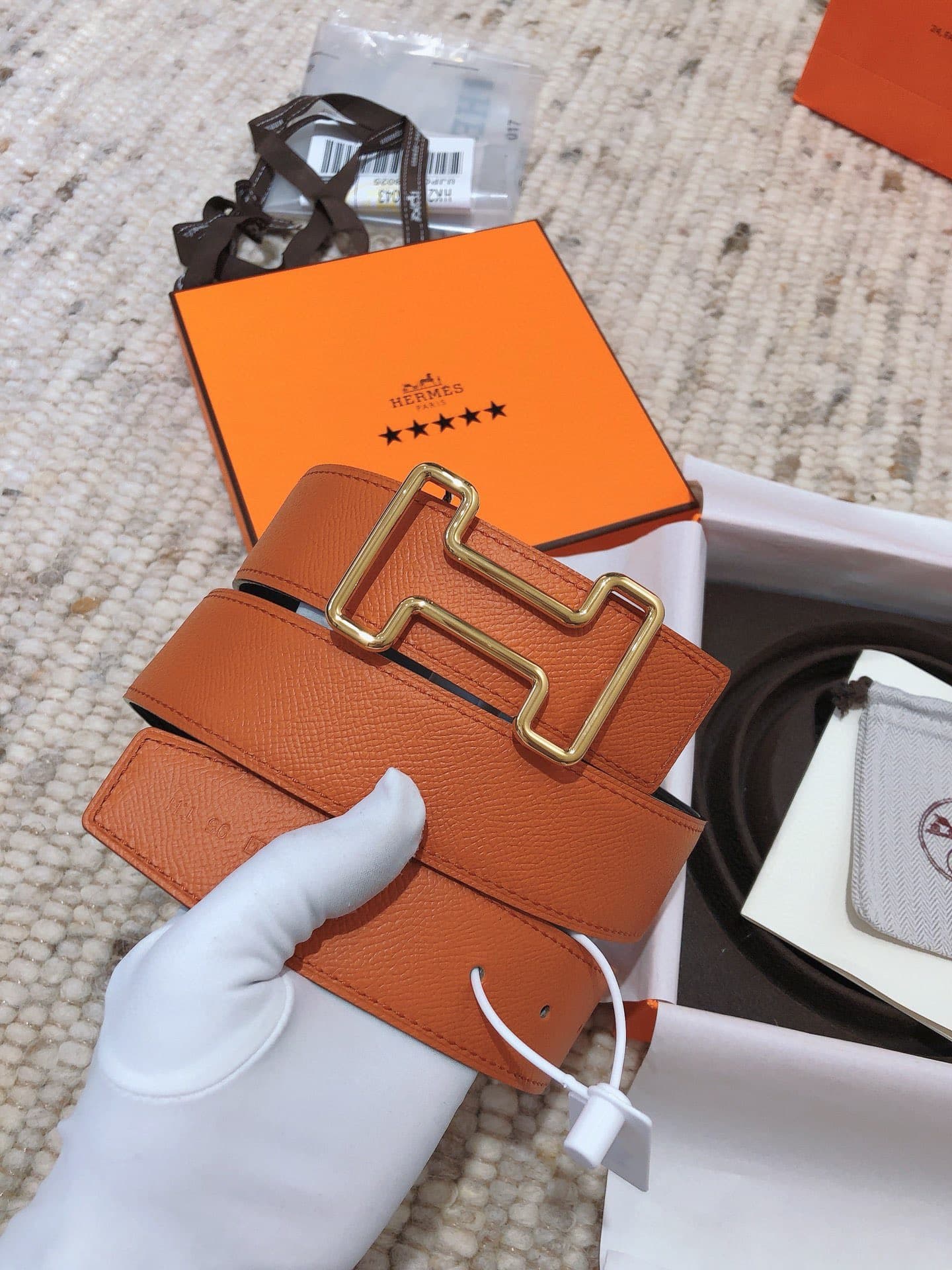 2026 Hermes 3.8cm Belt
