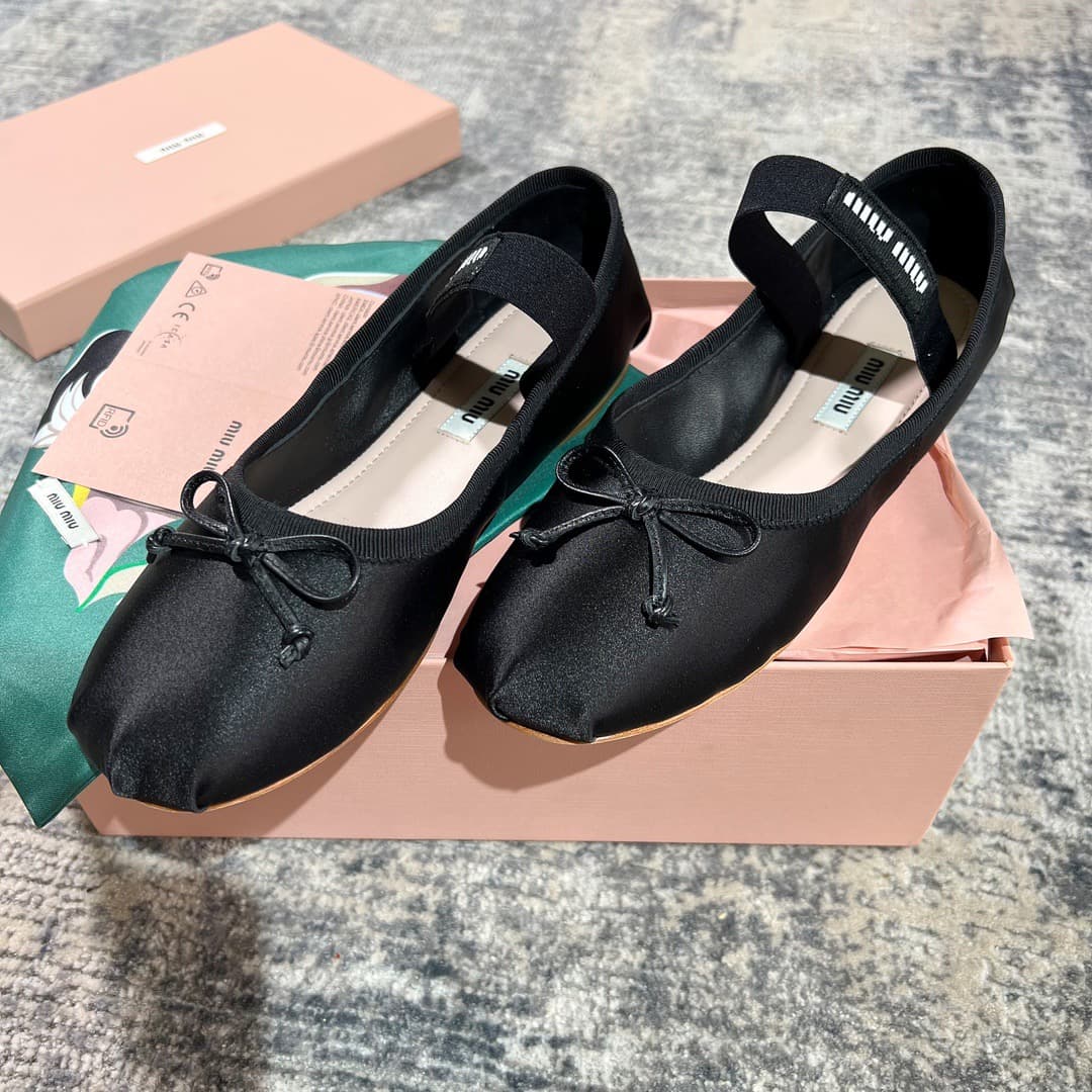 2026 Miu Miu Women Ballet Shoes