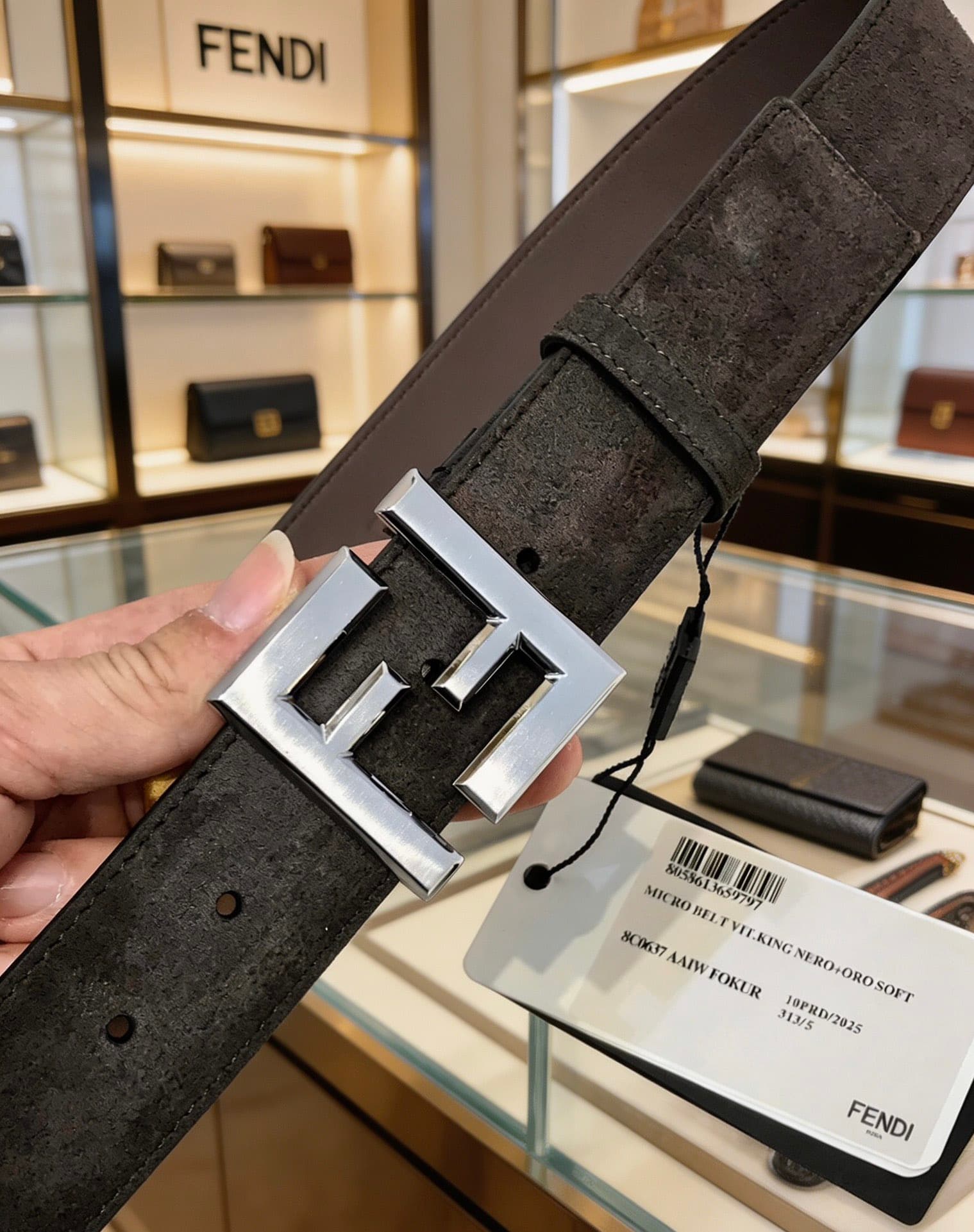 2026 Fendi 3.8cm Belt