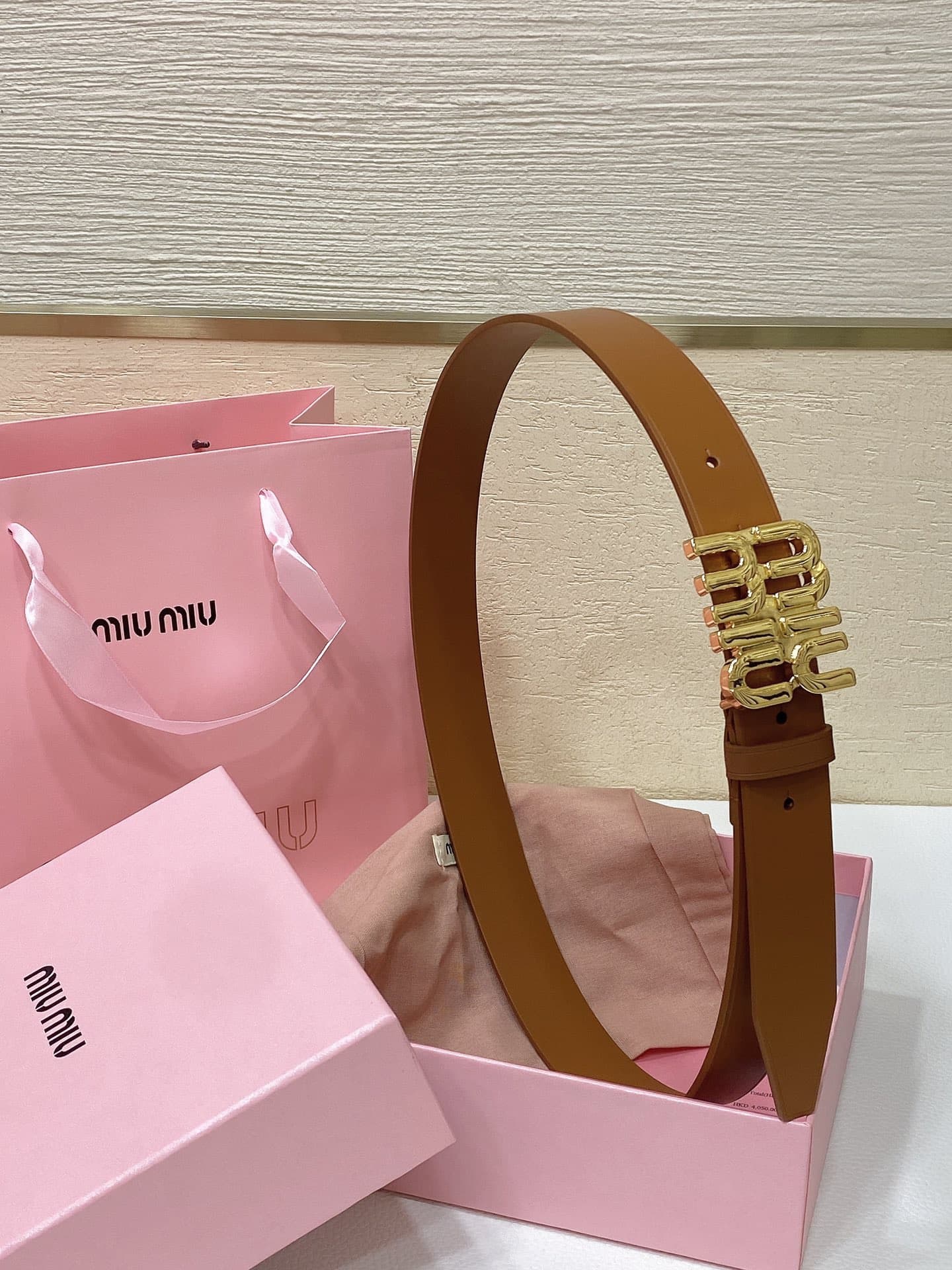 2026 Miu Miu 3.0cm Belt