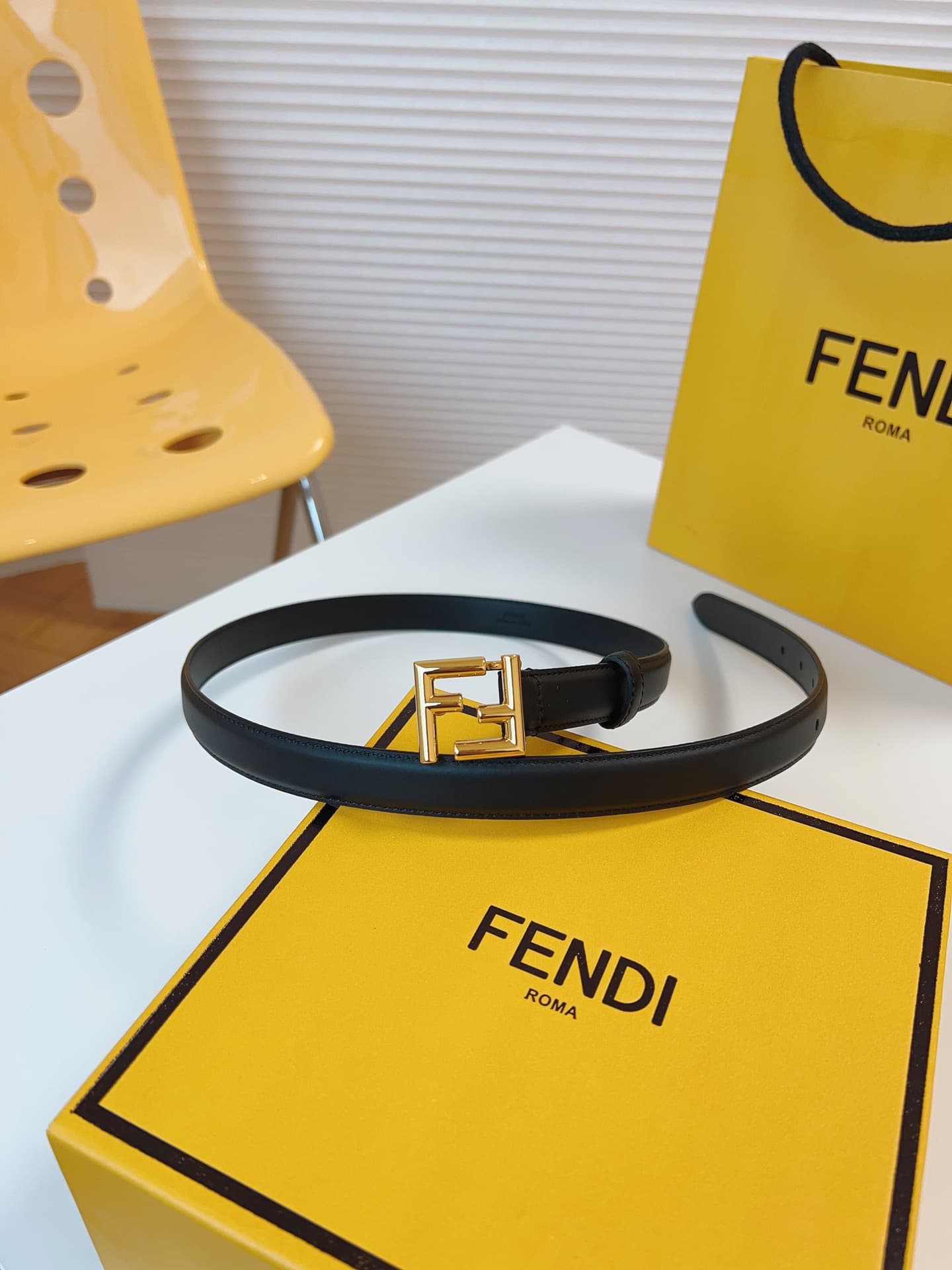 2026 Fendi 2.0cm Belt