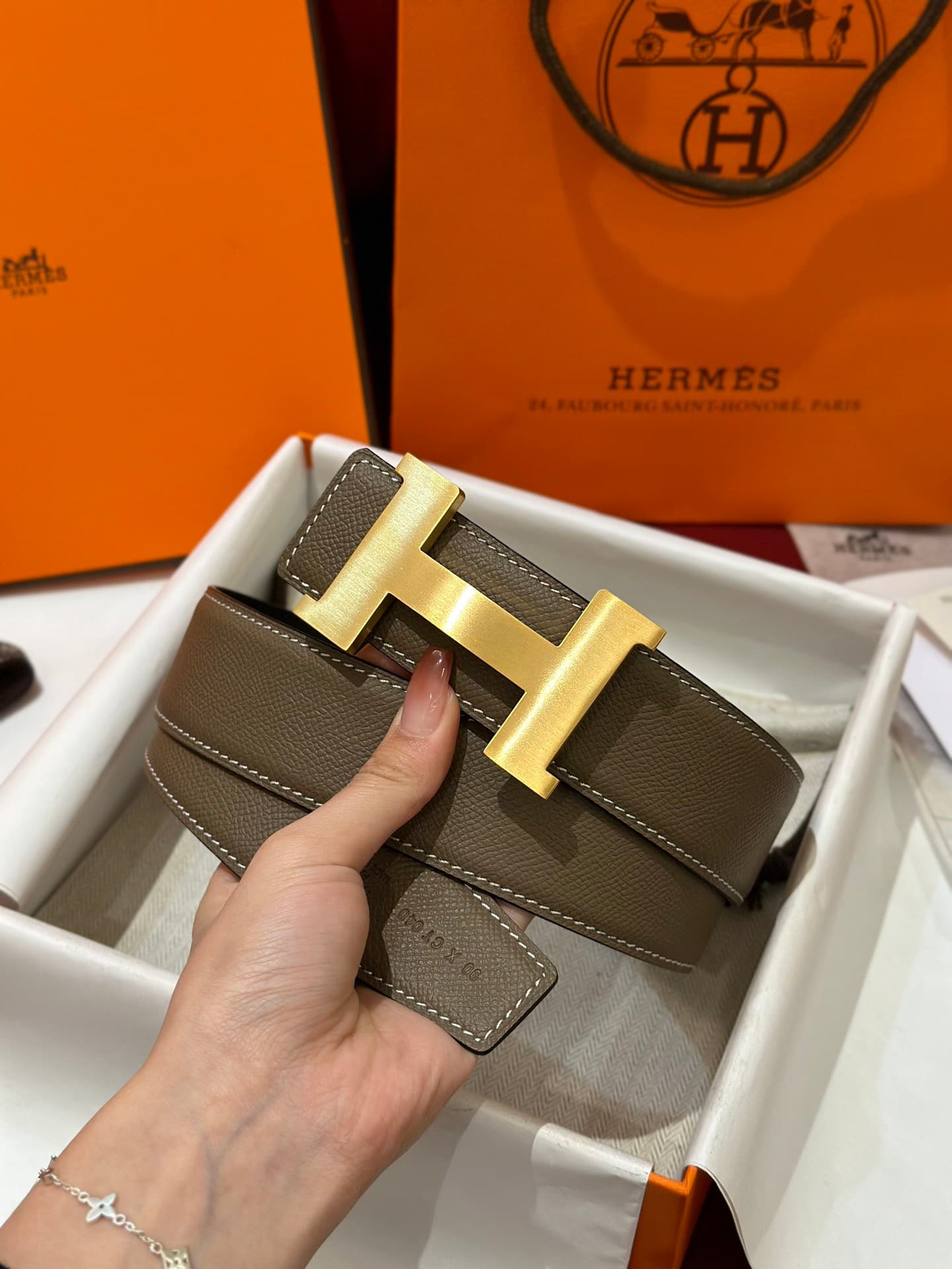 2026 Hermes 3.8cm Belt
