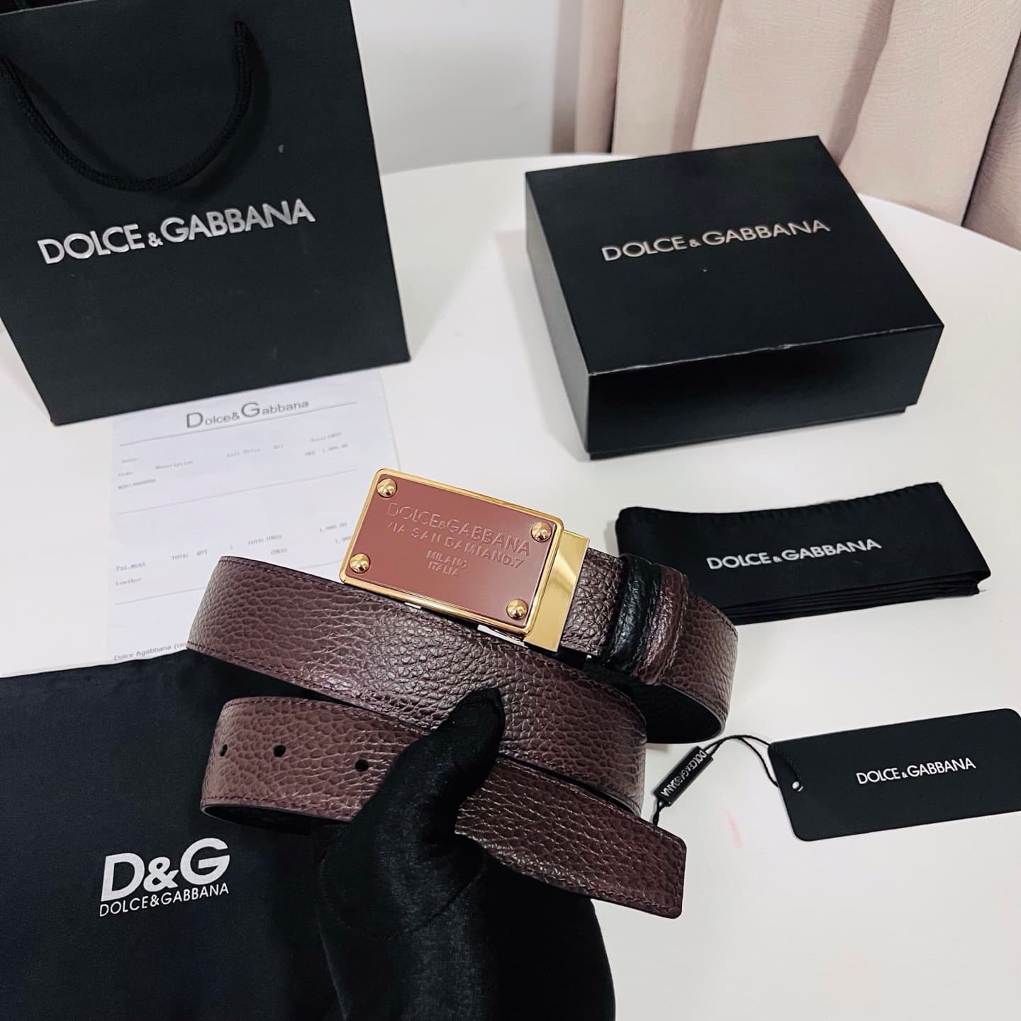 2026 D&G 3.5cm Belt