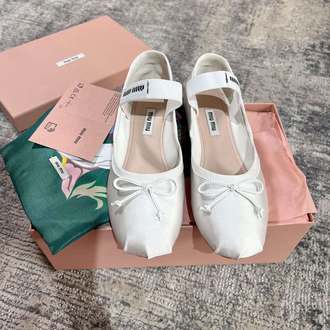 2026 Miu Miu Women Ballet Shoes