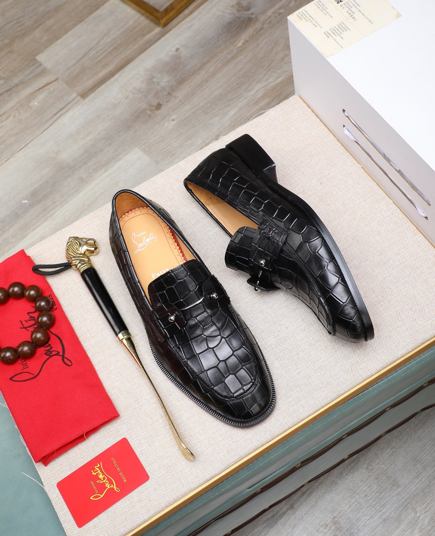 2026 CL Red Bottom Business Shoes