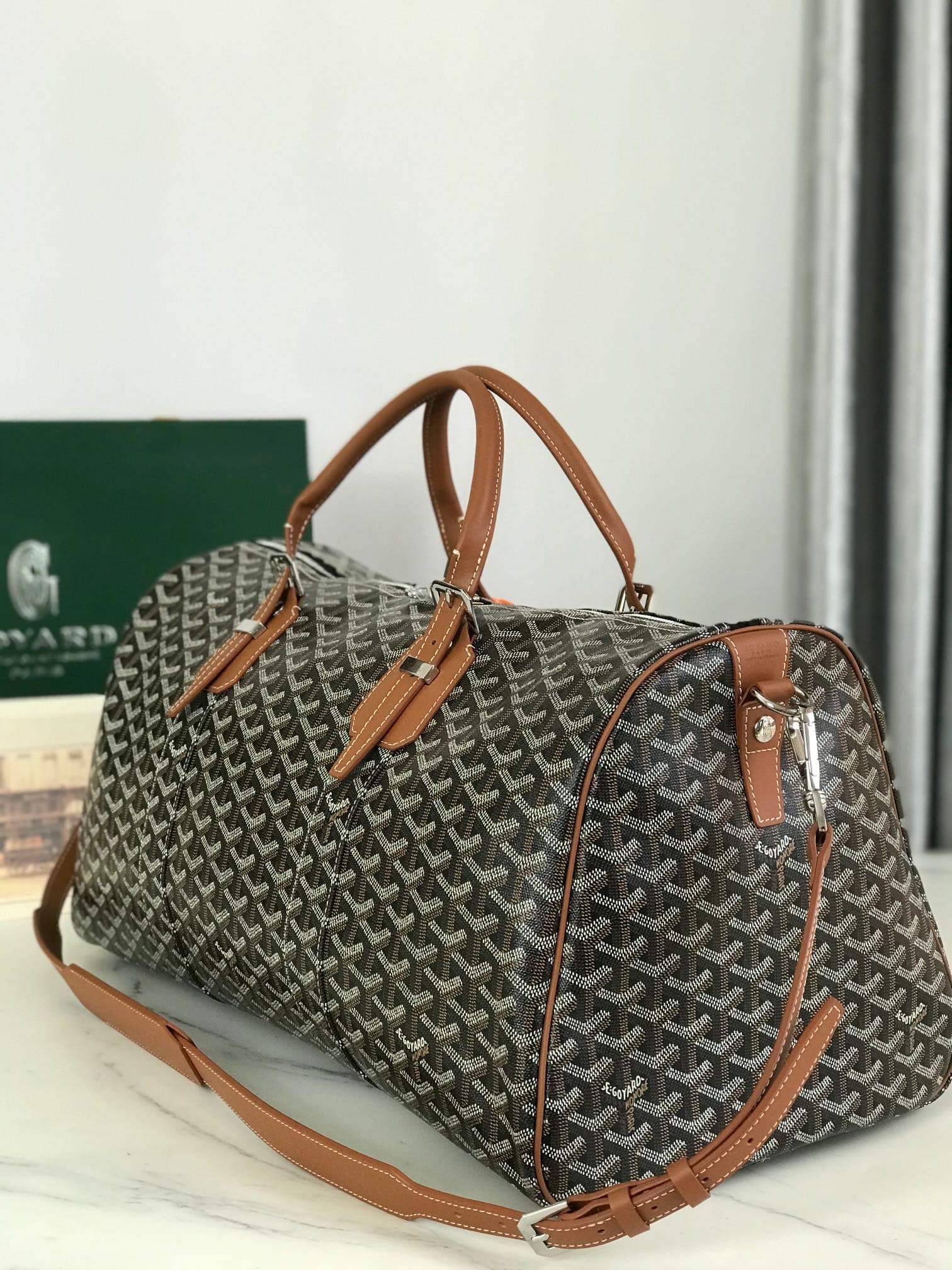 2026 Goyard Boston Travel Bag Size:50*25*30 cm