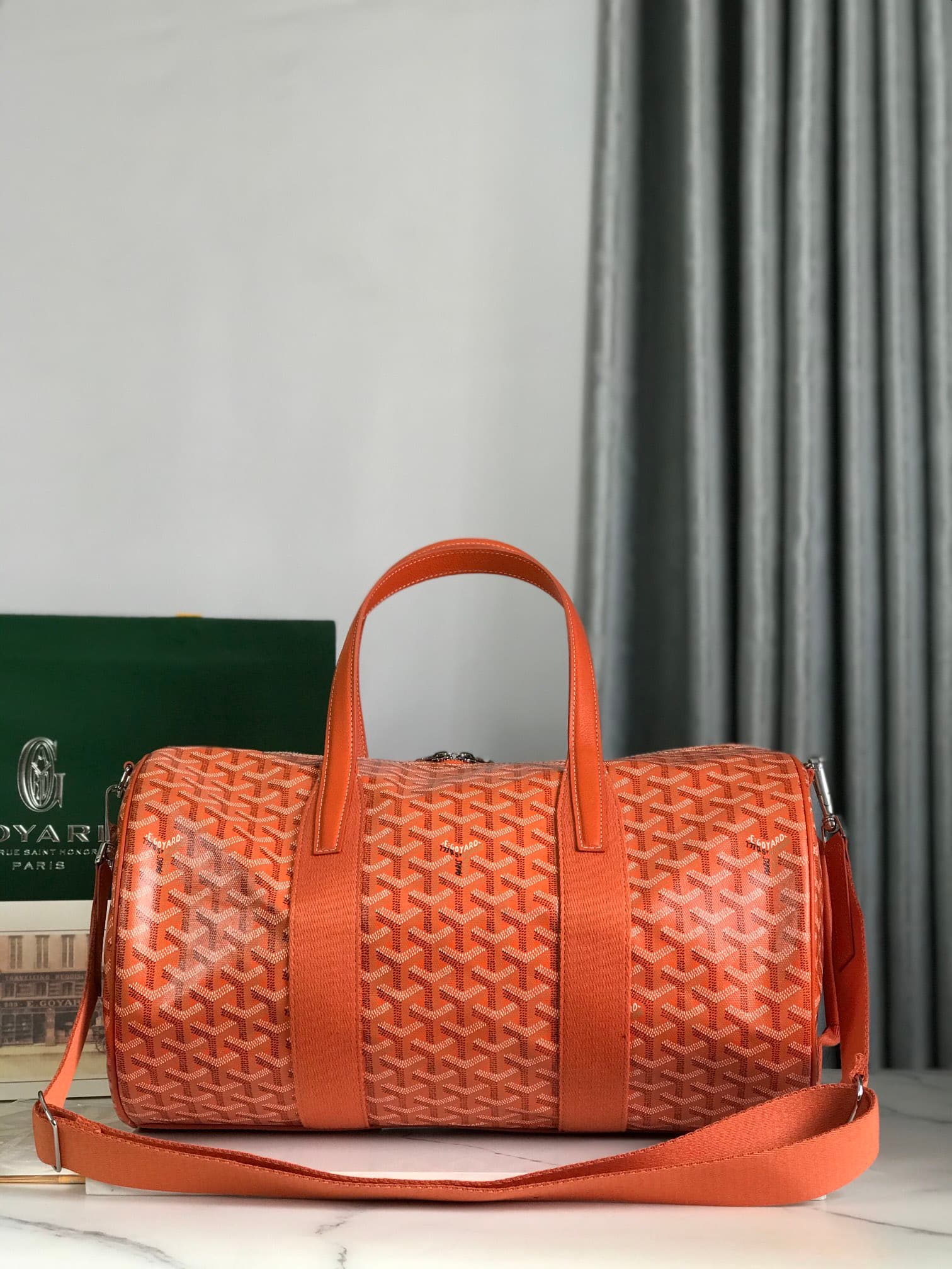 2026 Goyard Barrel Travel Bag Size:40*23*23 cm