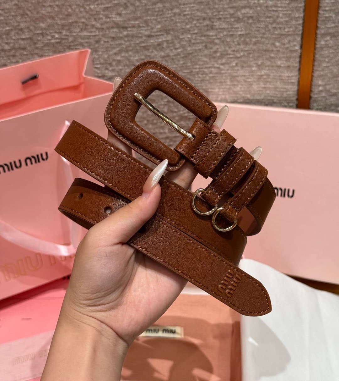 2026 Miu Miu 2.5cm Belt