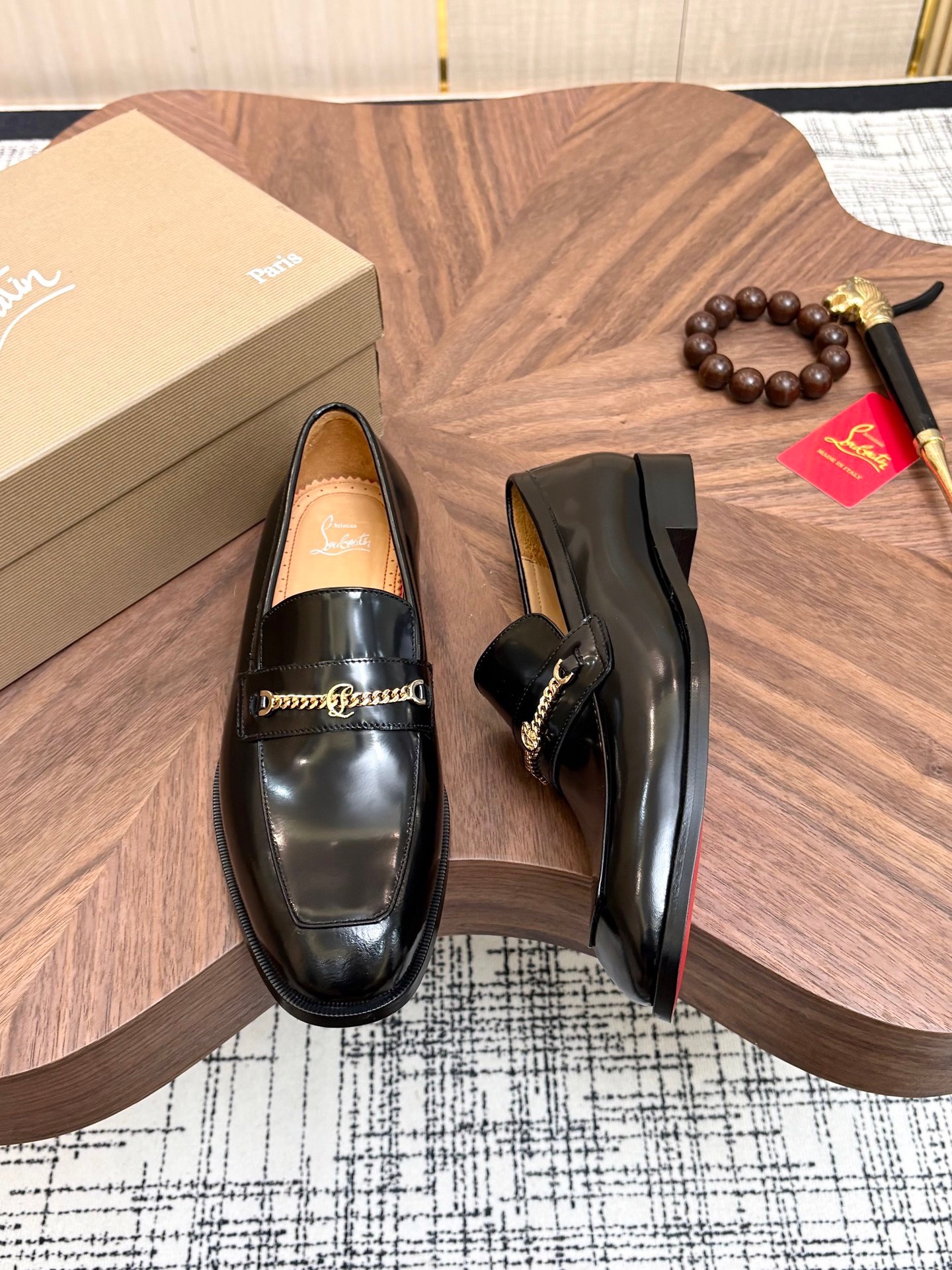 2026 CL Red Bottom Business Shoes