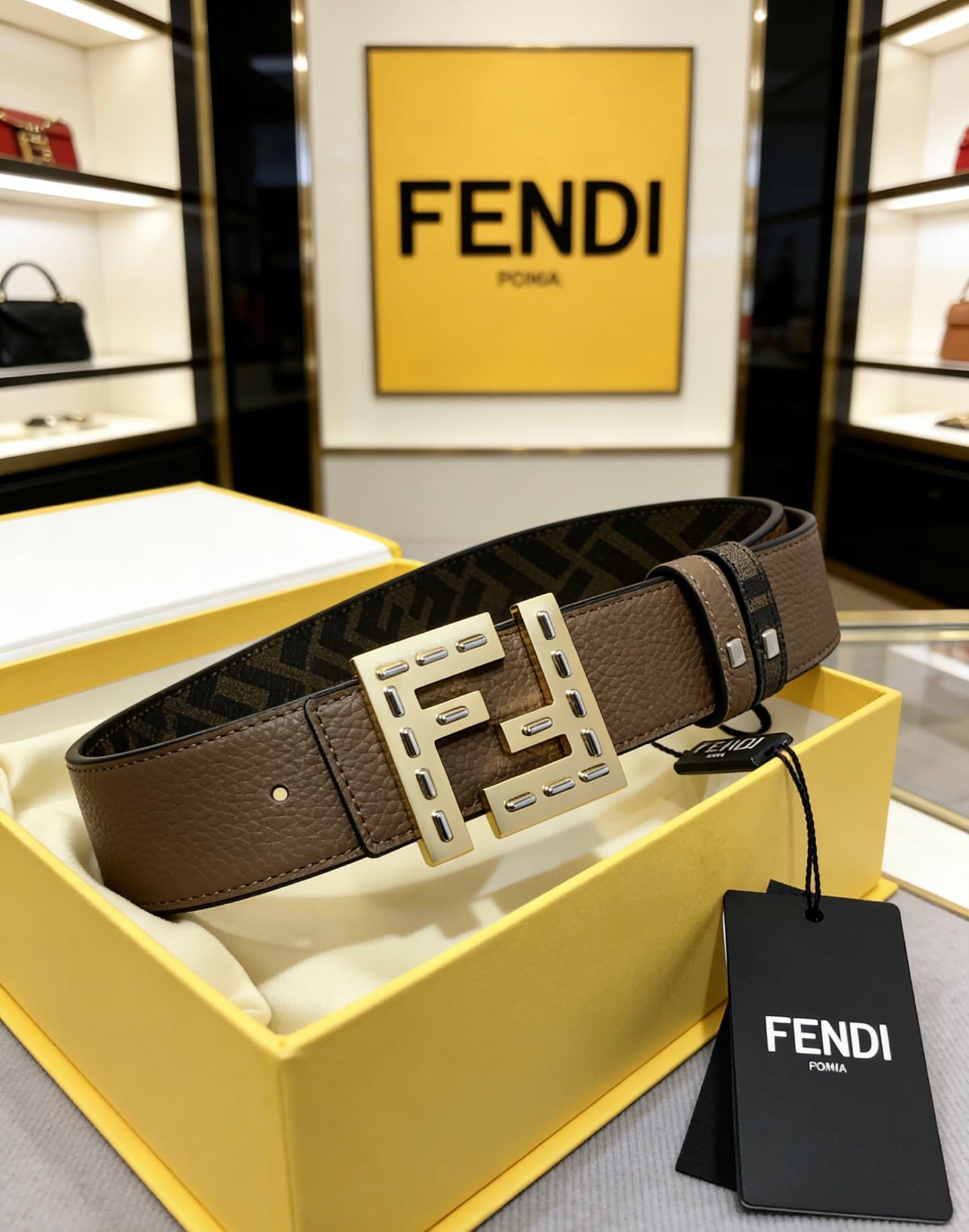 2026 Fendi 3.8cm Belt