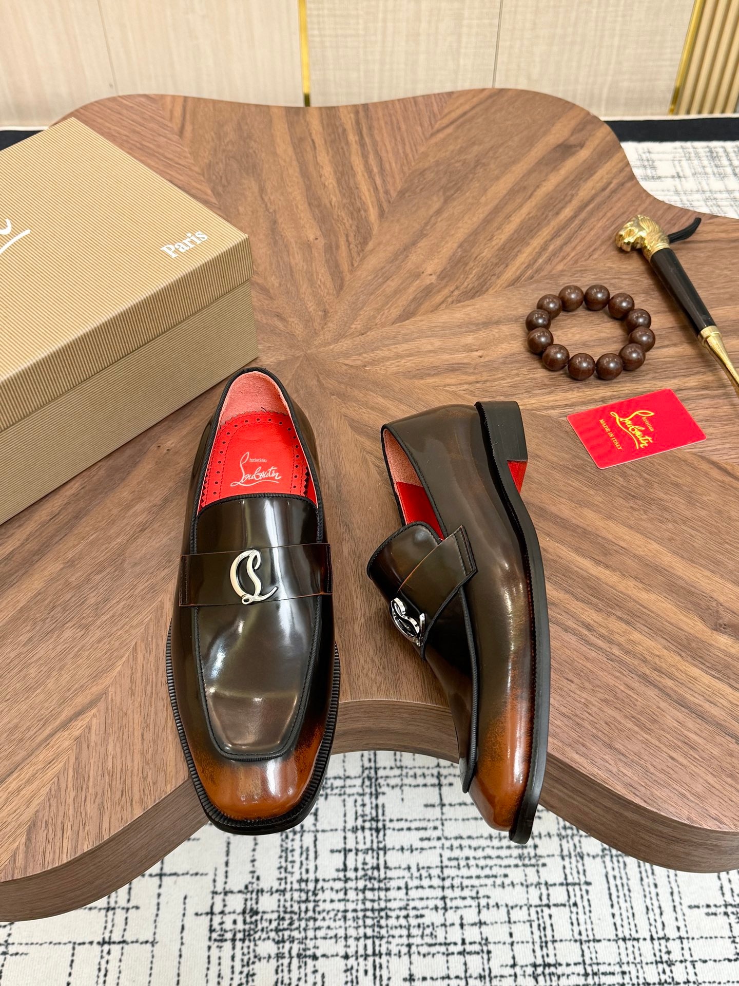 2026 CL Red Bottom Business Shoes