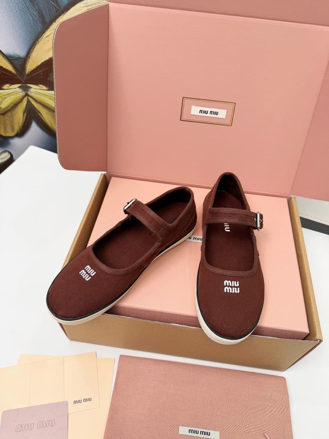 2026 Miu Miu Women Ballet Shoes