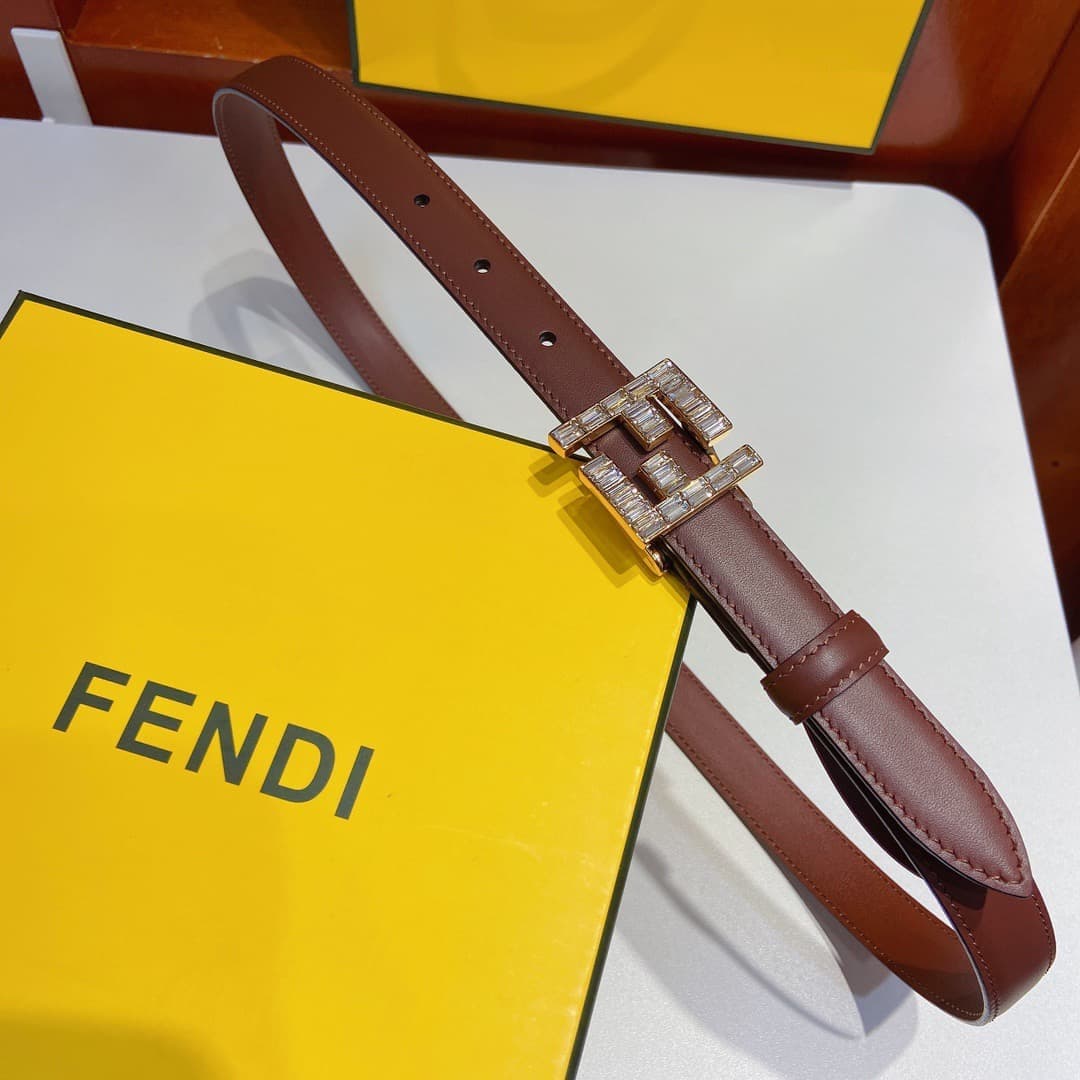 2026 Fendi 2.0cm Belt
