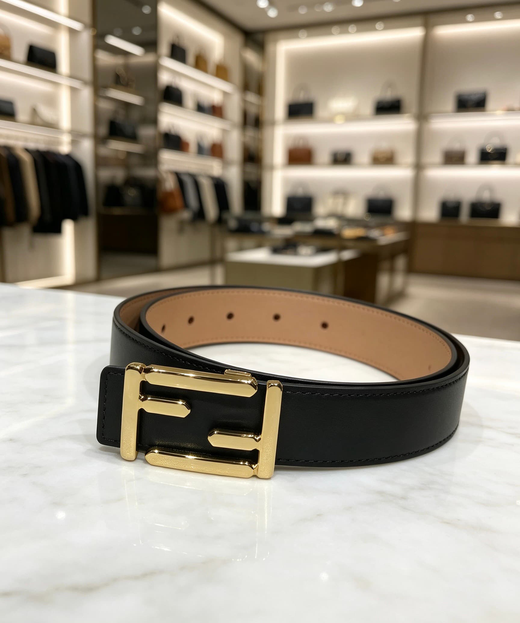 2026 Fendi 3.0cm Belt