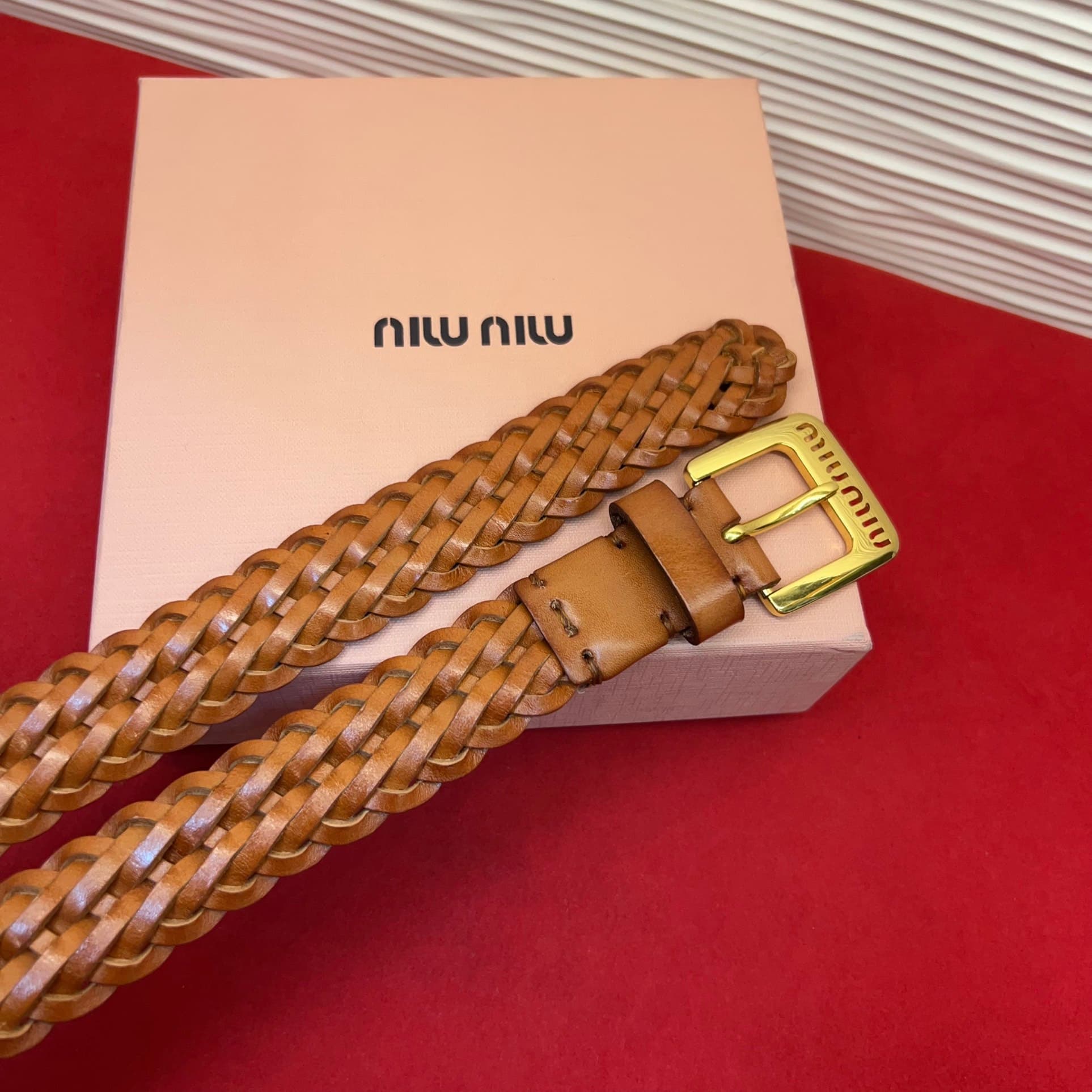 2026 Miu Miu 3.4cm Belt