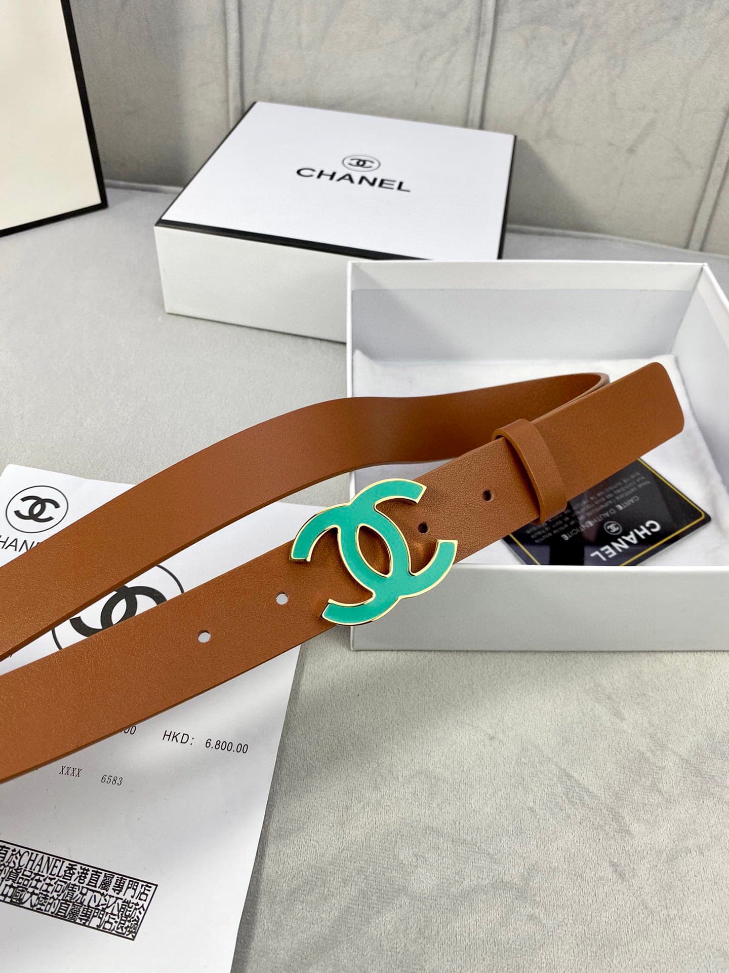 2026 Chanel 3.0cm Belt