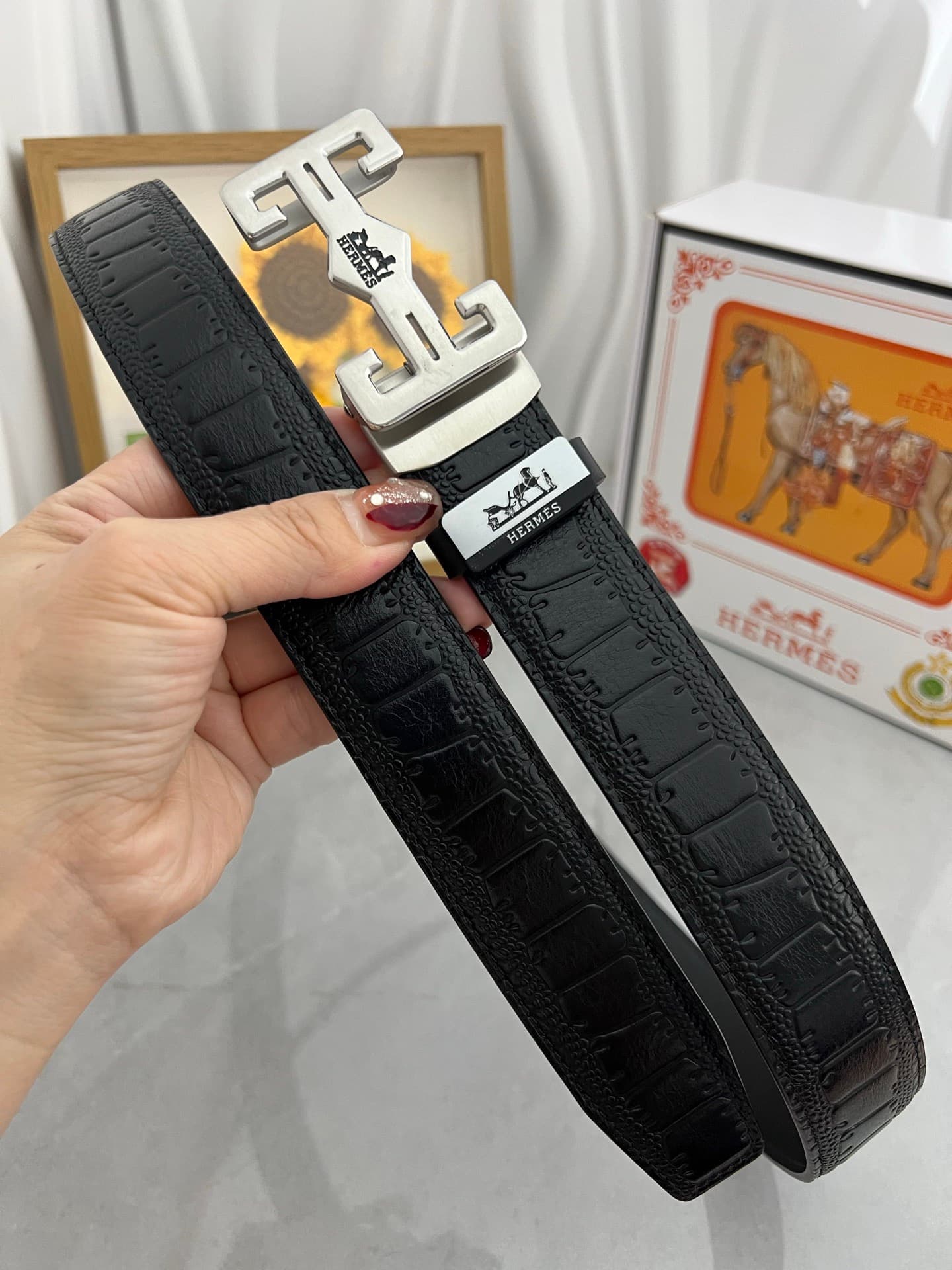 2026 Hermes 3.8cm Belt