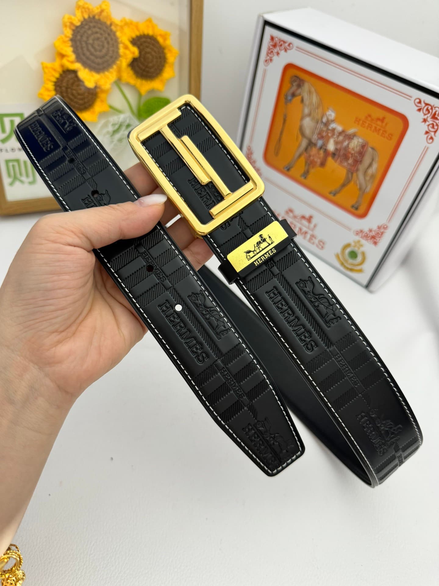 2026 Hermes 3.8cm Belt