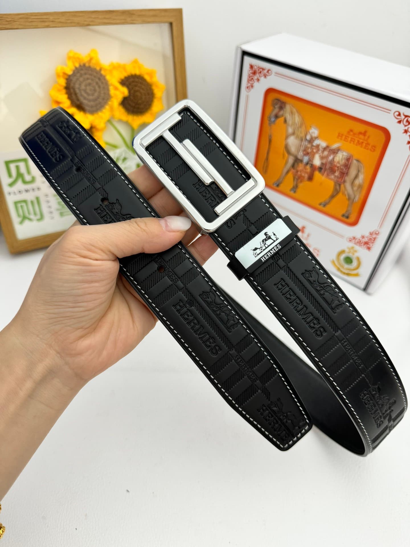 2026 Hermes 3.8cm Belt