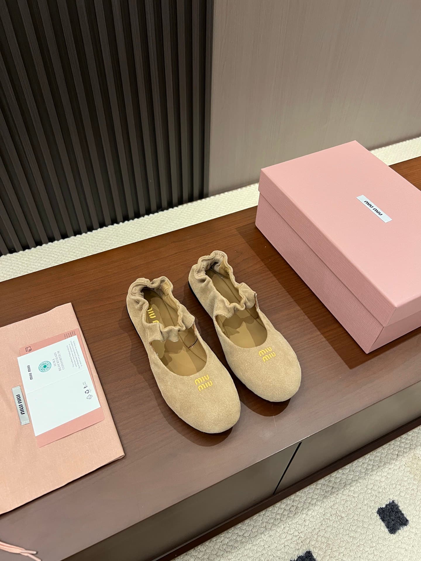 2026 Miu Miu Women Ballet Shoes