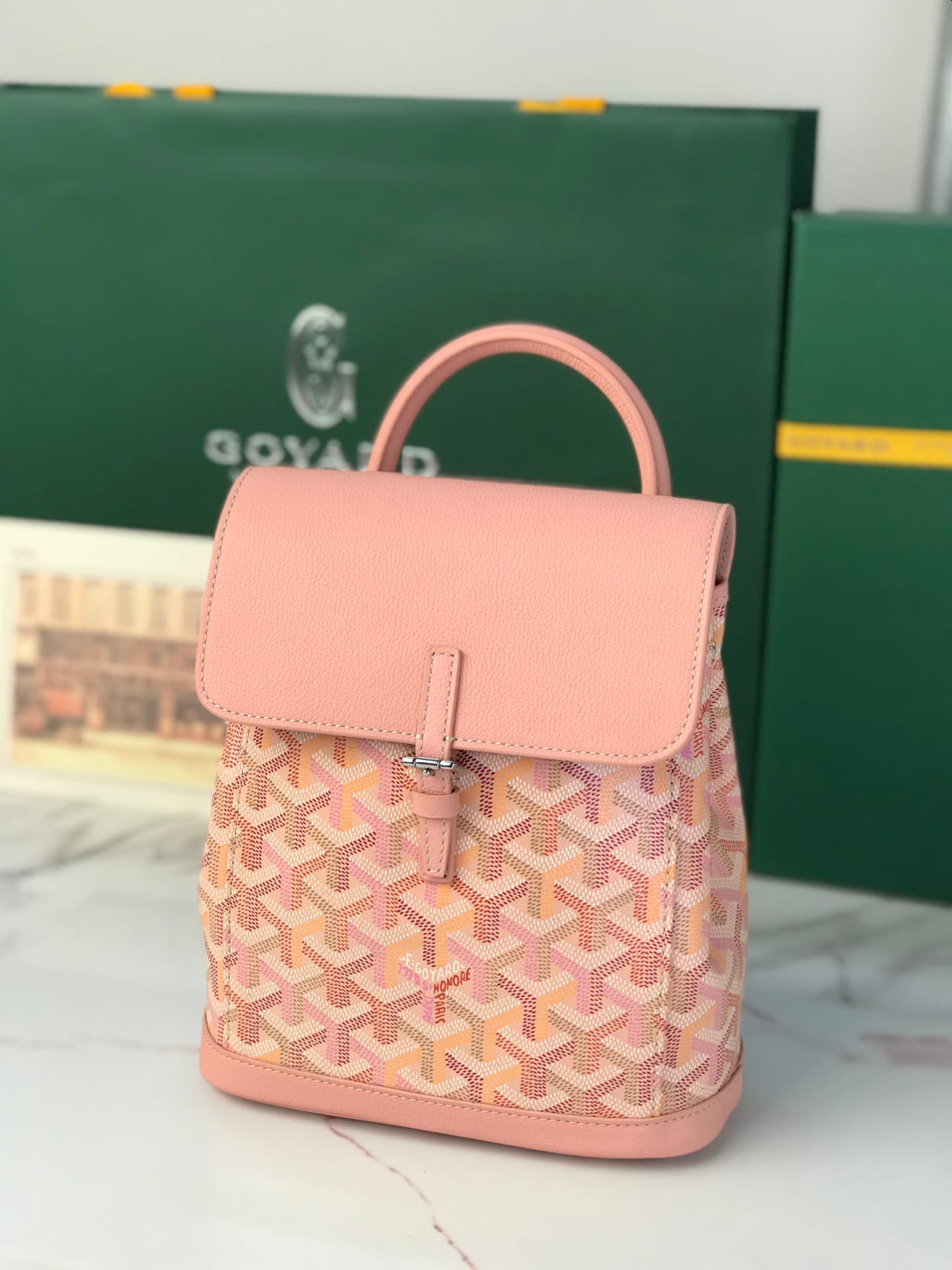 2026 Goyard Alpin Mini Backpack Size:18.5*21.5*8.5 cm