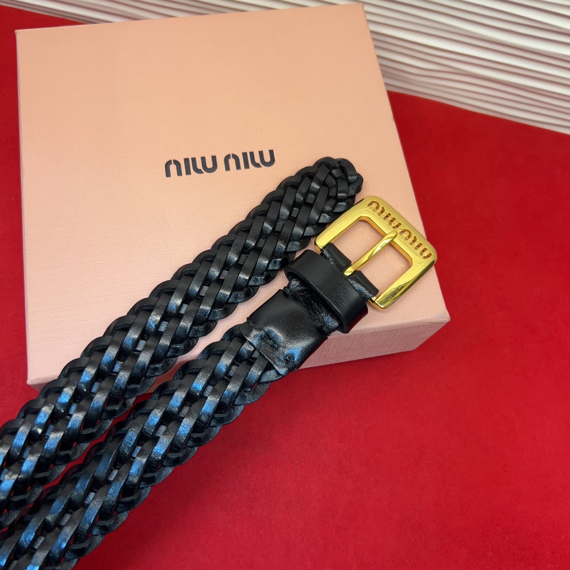 2026 Miu Miu 3.4cm Belt