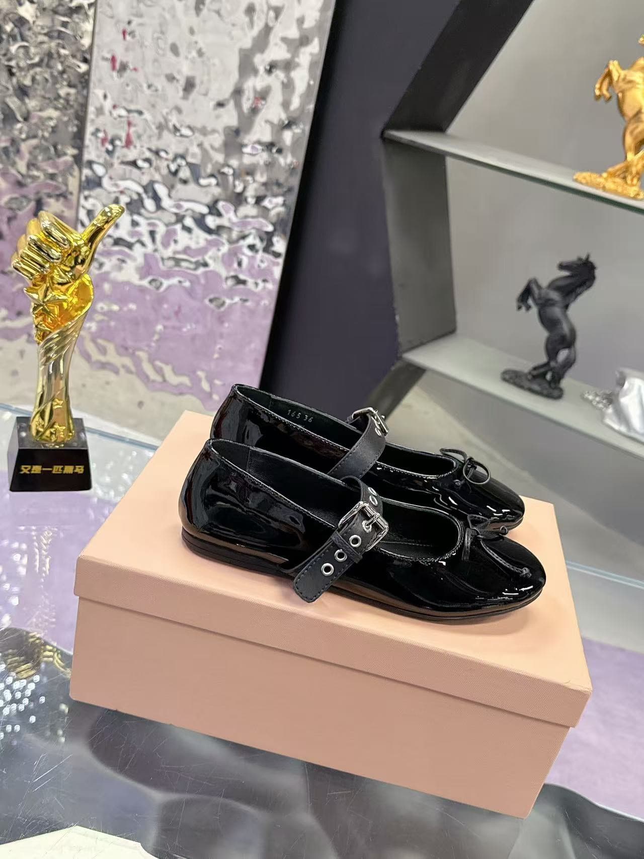 2026 Miu Miu Women Ballet Shoes