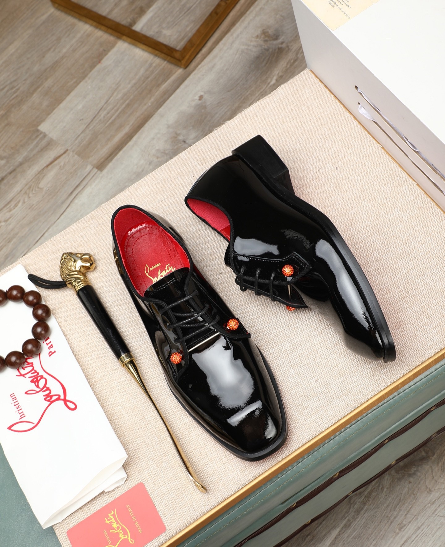 2026 CL Red Bottom Business Shoes