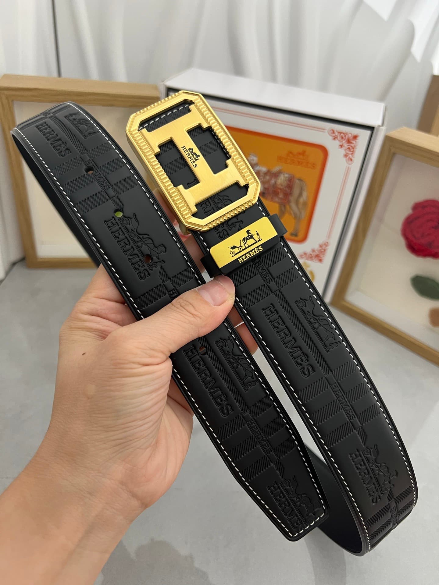 2026 Hermes 3.8cm Belt