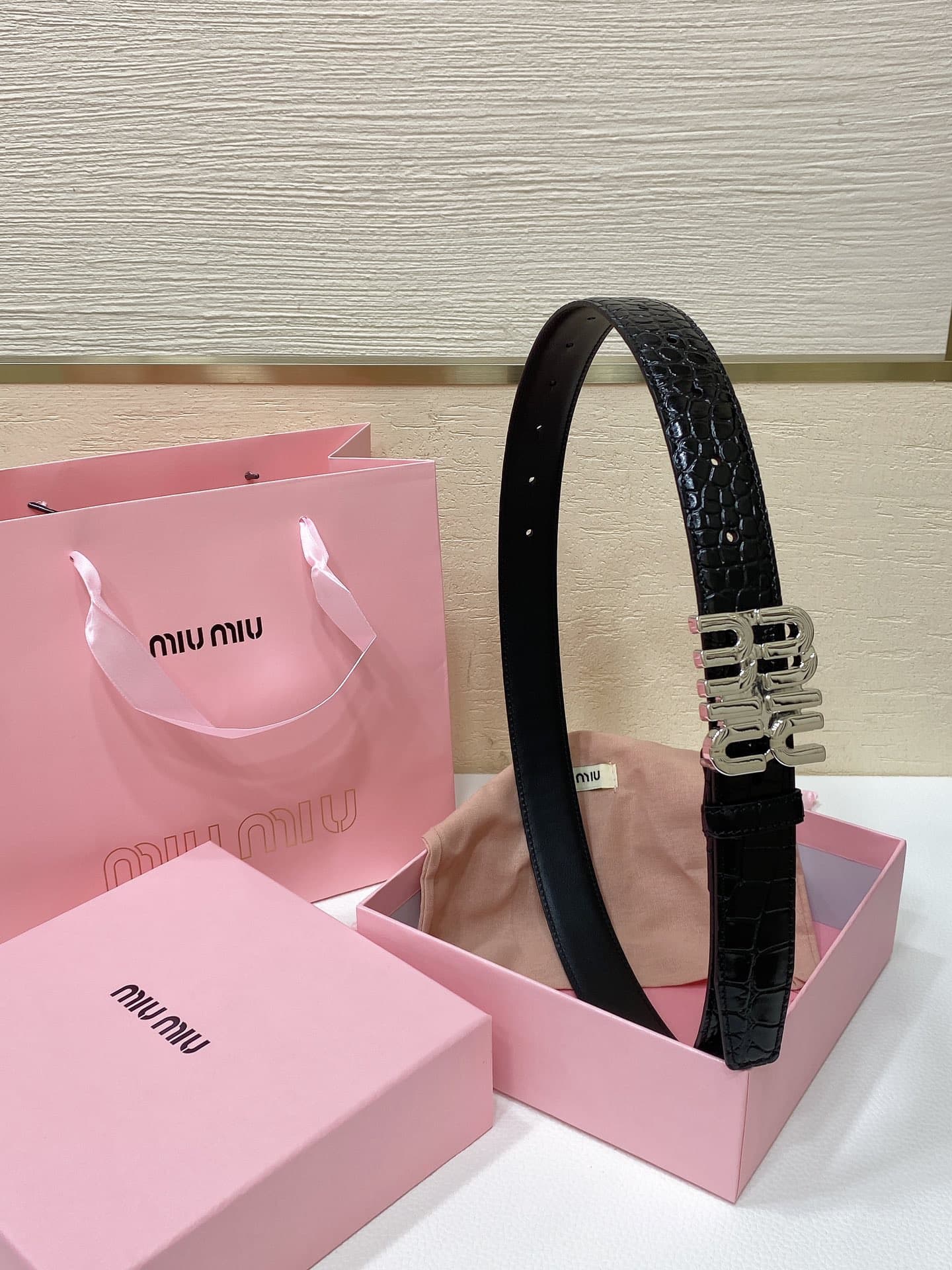 2026 Miu Miu 3.0cm Belt