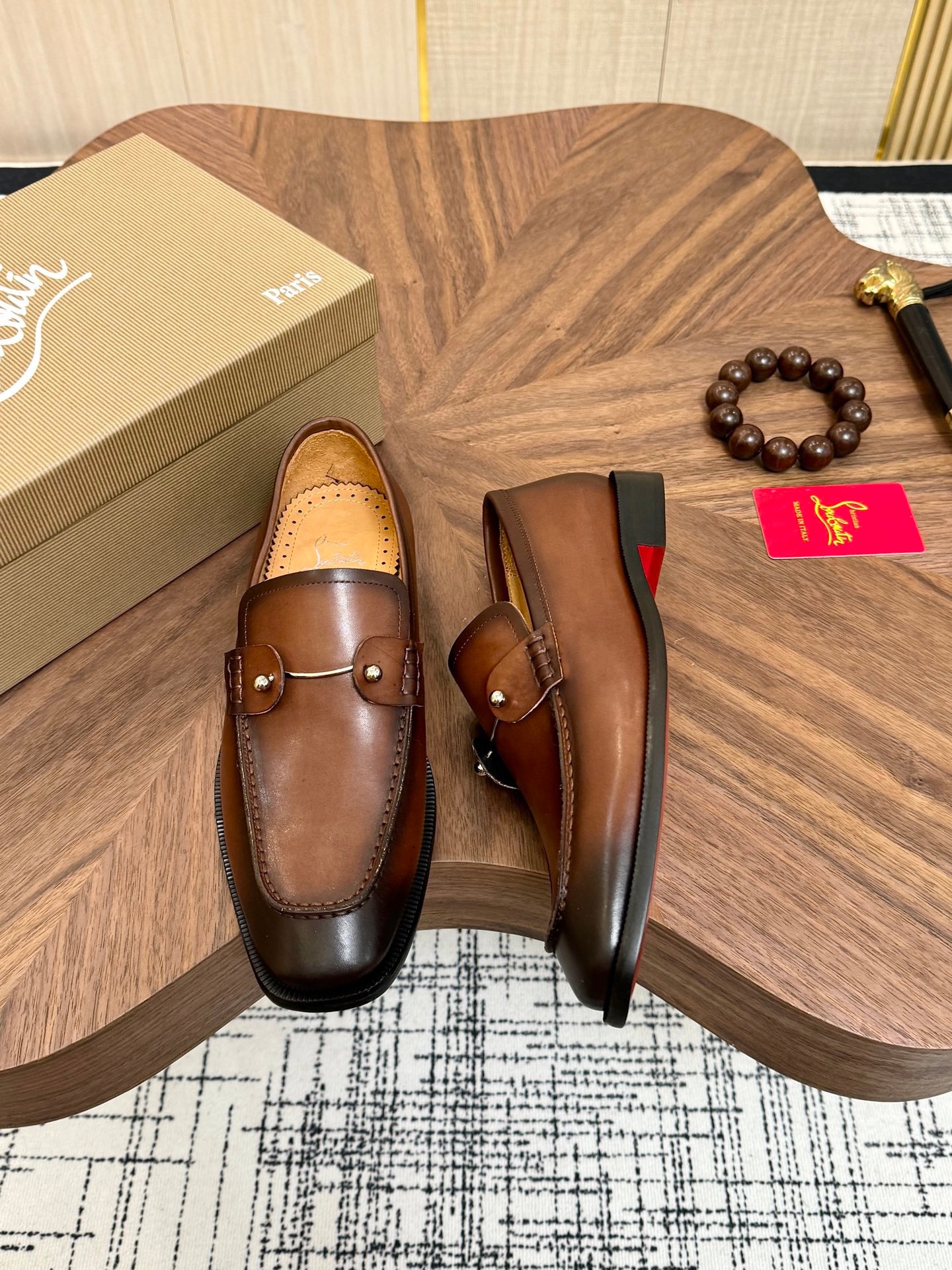 2026 CL Red Bottom Business Shoes