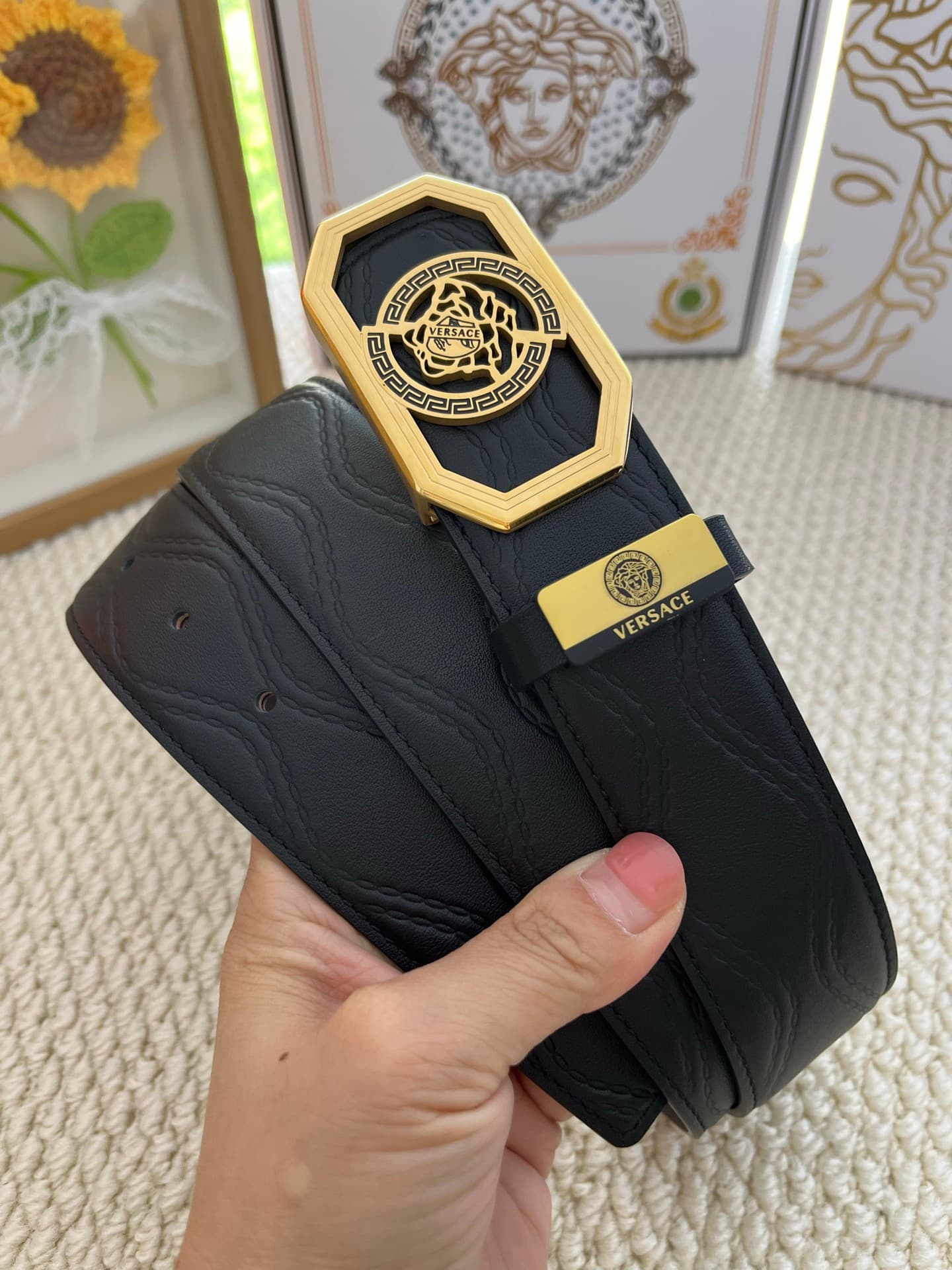 2026 Versace Man 3.8cm Belt