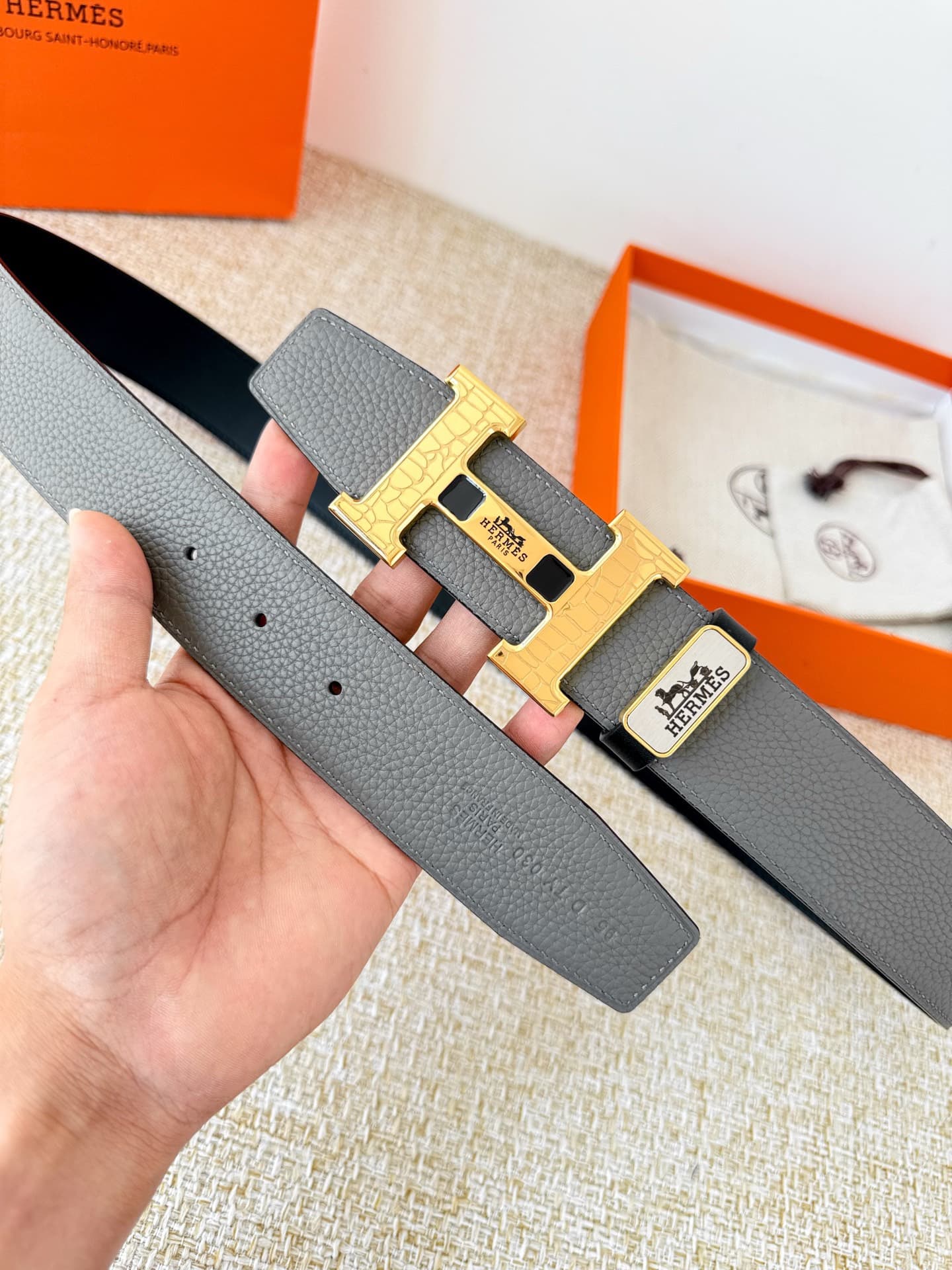 2026 Hermes 3.8cm Belt