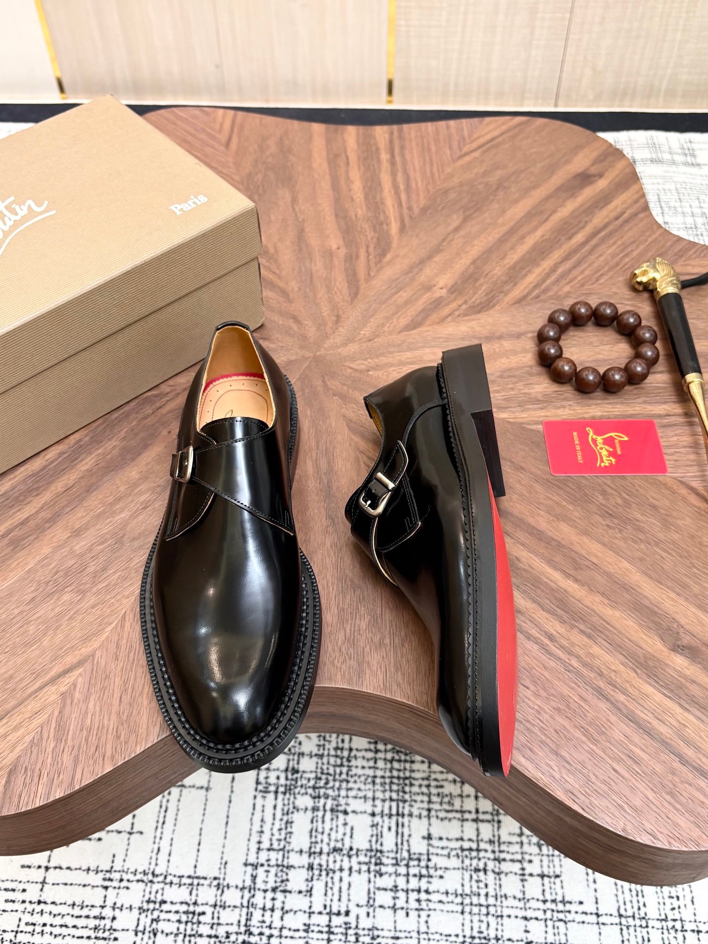 2026 CL Red Bottom Business Shoes