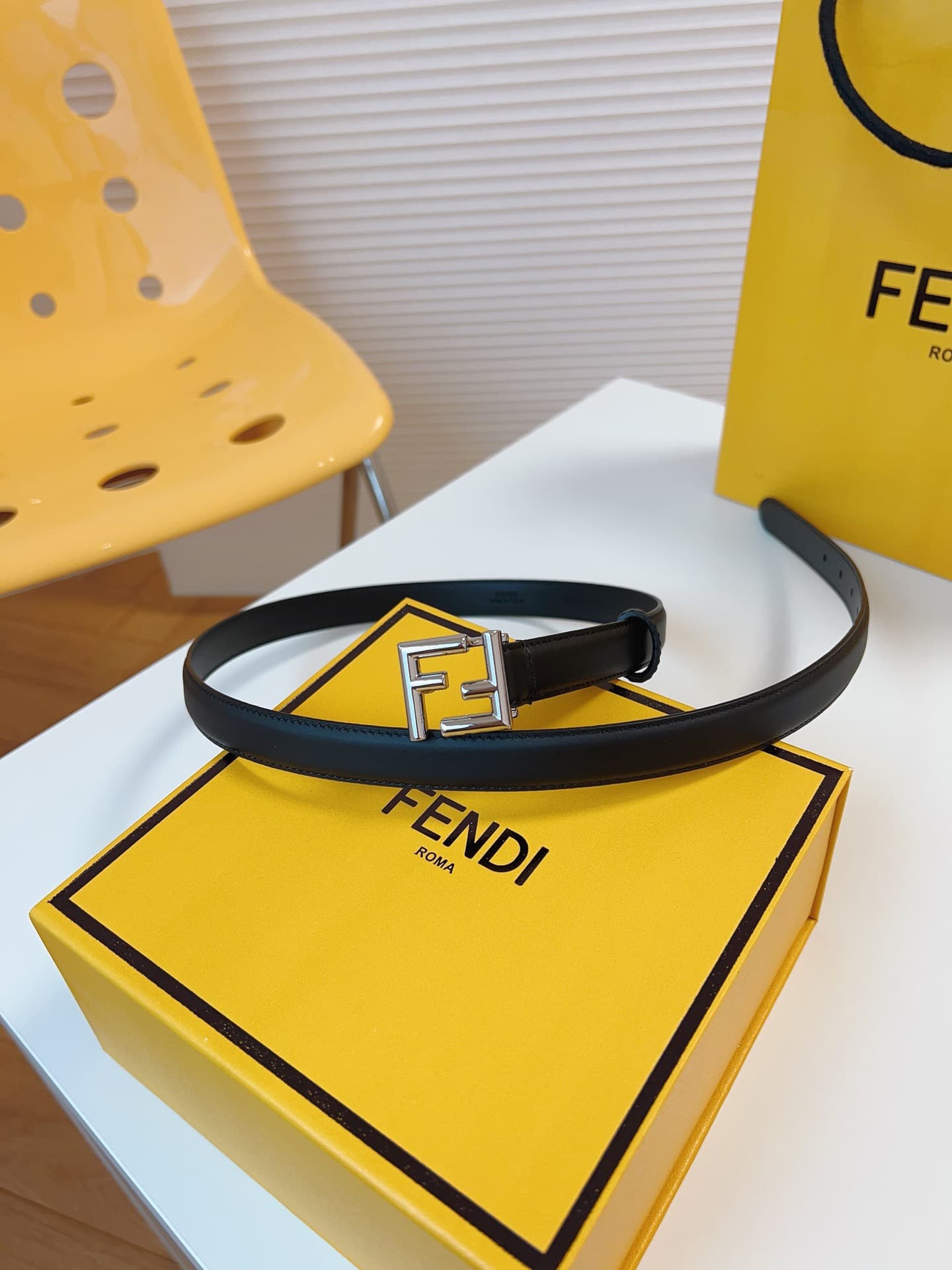 2026 Fendi 2.0cm Belt