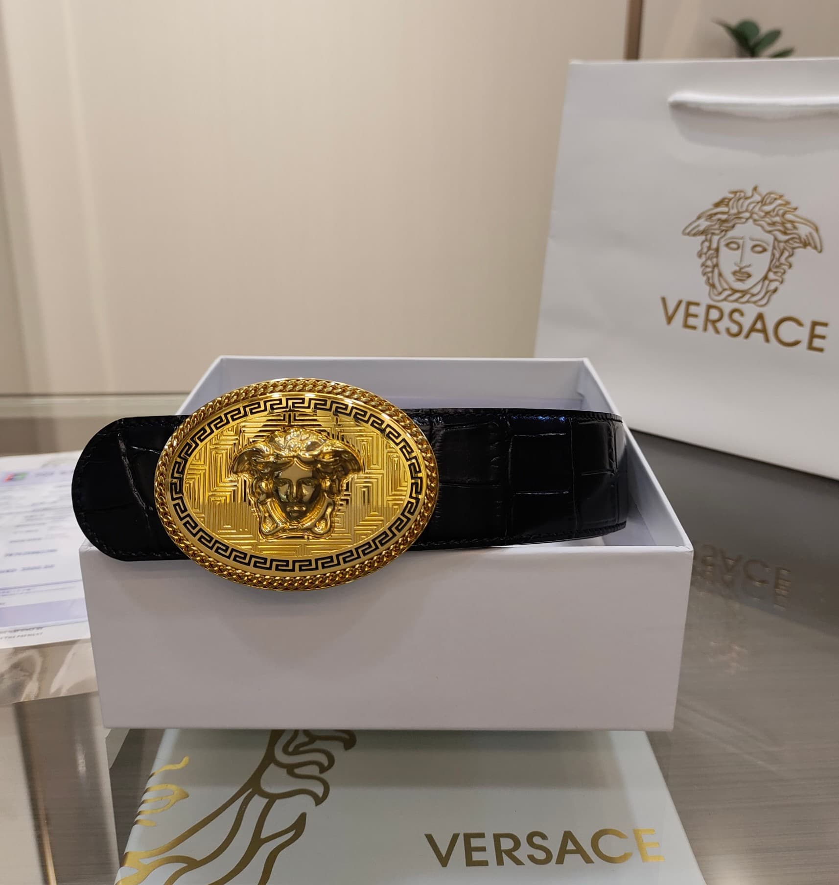 2026 Versace Man 4.0cm Belt
