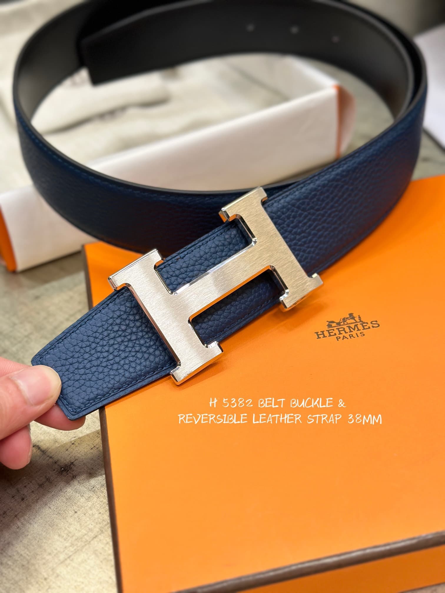 2026 Hermes 3.8cm Belt