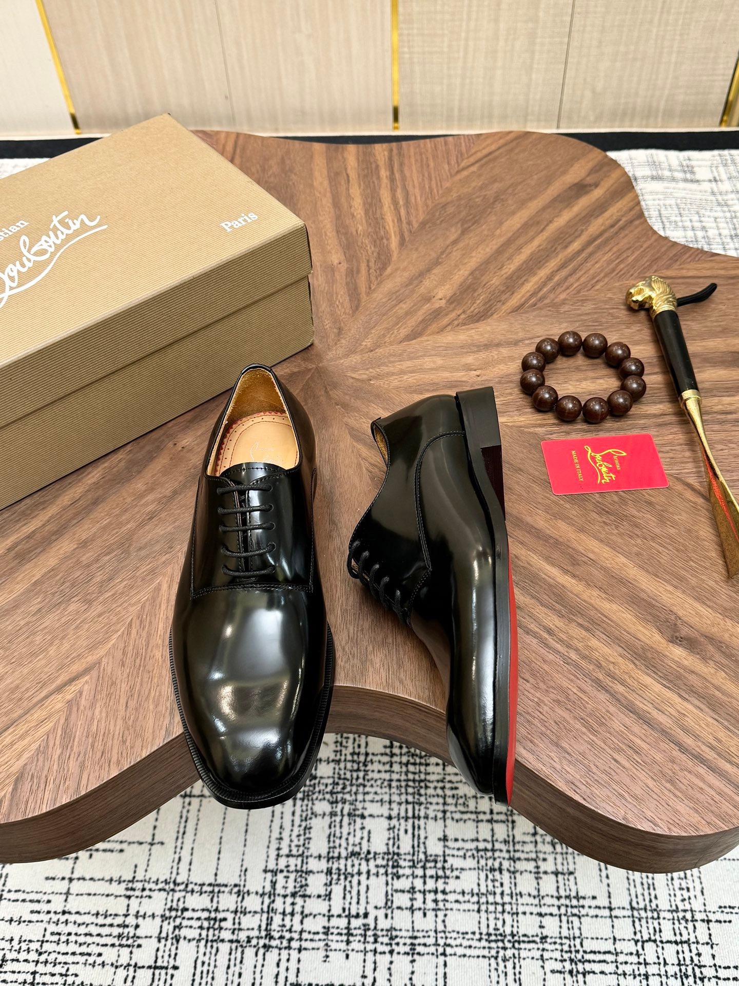 2026 CL Red Bottom Business Shoes